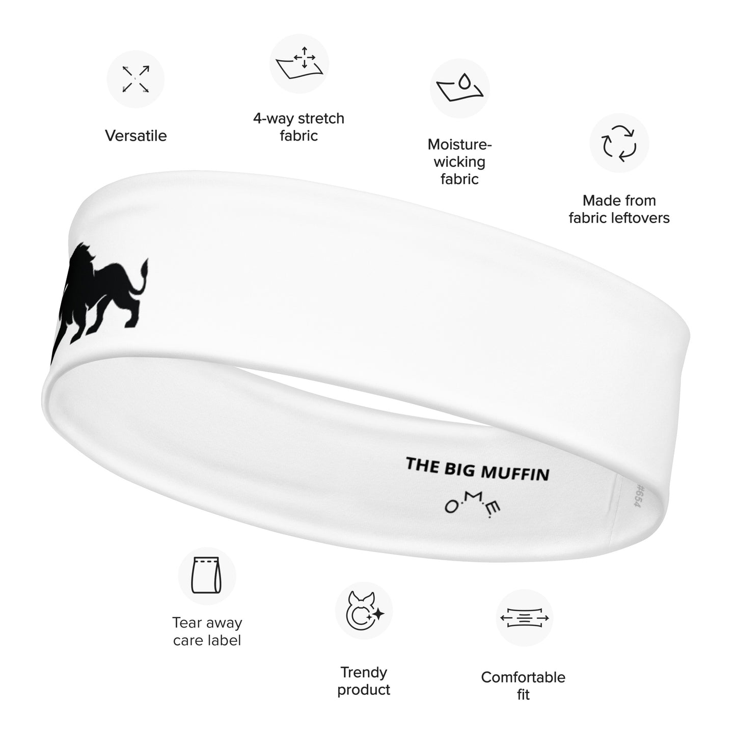 The Statement-Making Moisture-Wicking Durable Artisan Lion Headband