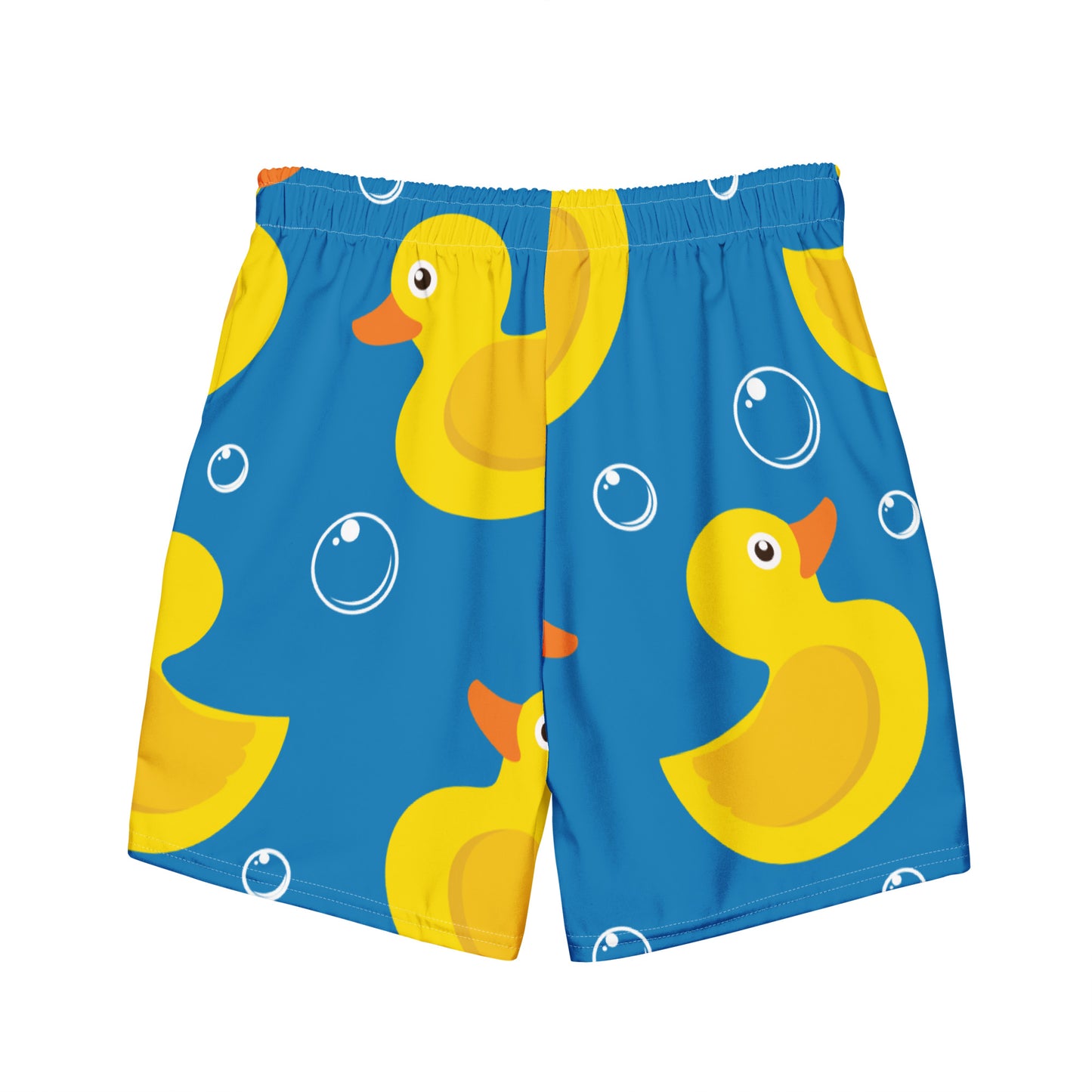 The Recycled Happy Ocean Boogie Avant-Garde Rubber Ducky Artisan Swim Trunks