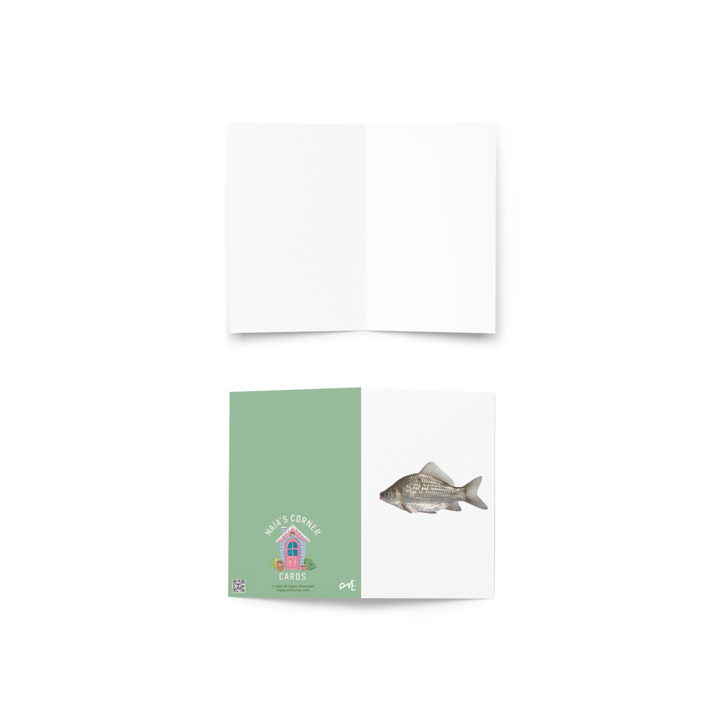 The Durable Startling Fishy Greeting Card (No Message Inside)