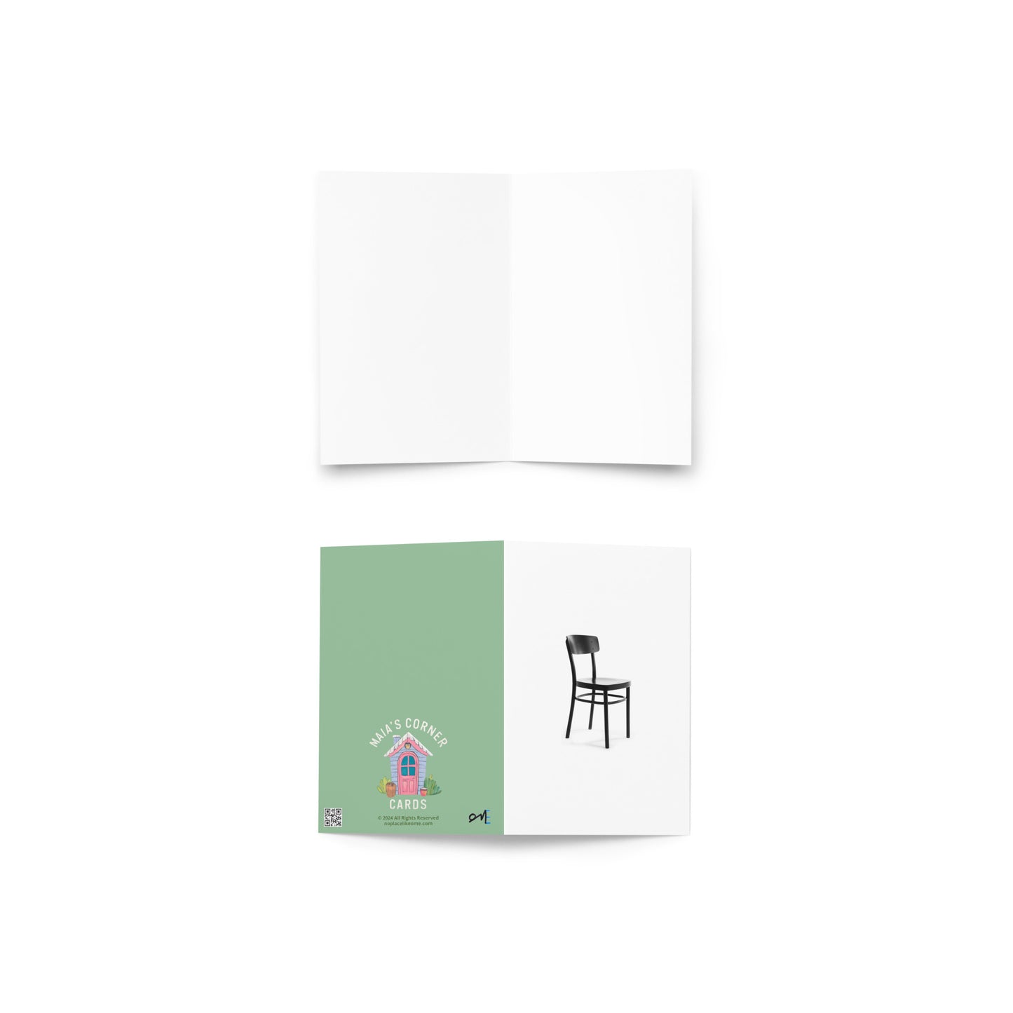 The Durable, Pondering, Take-A-Rest Stool Greeting Card