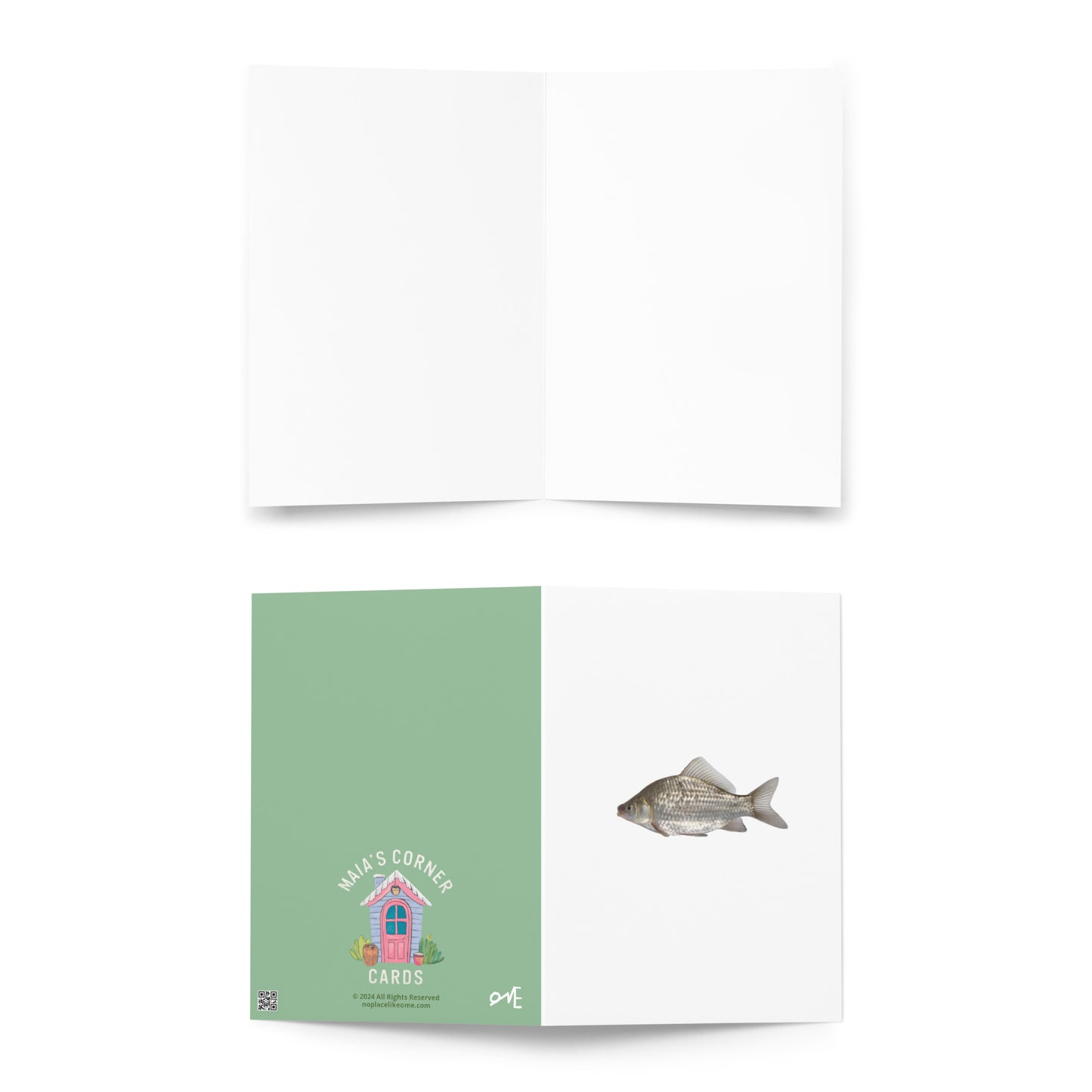 The Durable Startling Fishy Greeting Card (No Message Inside)