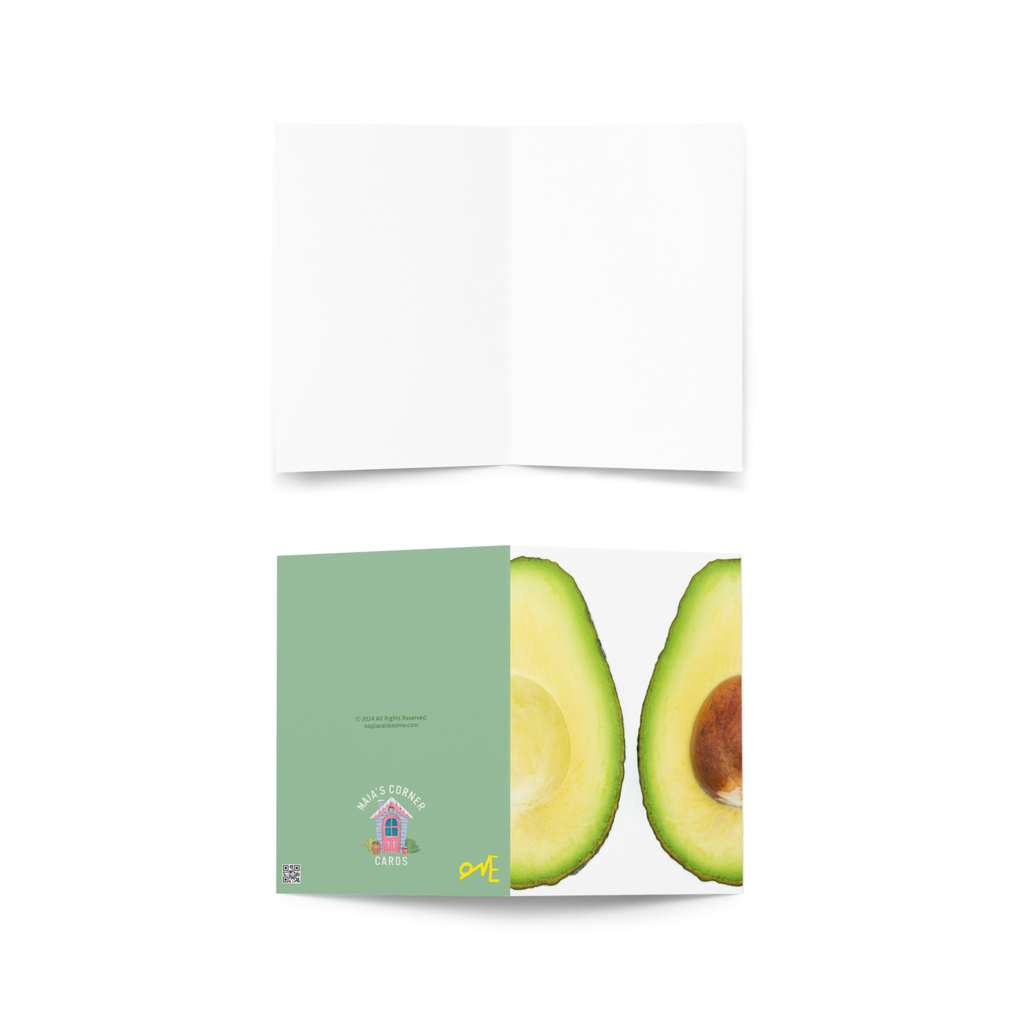 The Durable Only Avocado Energizing Greeting Card