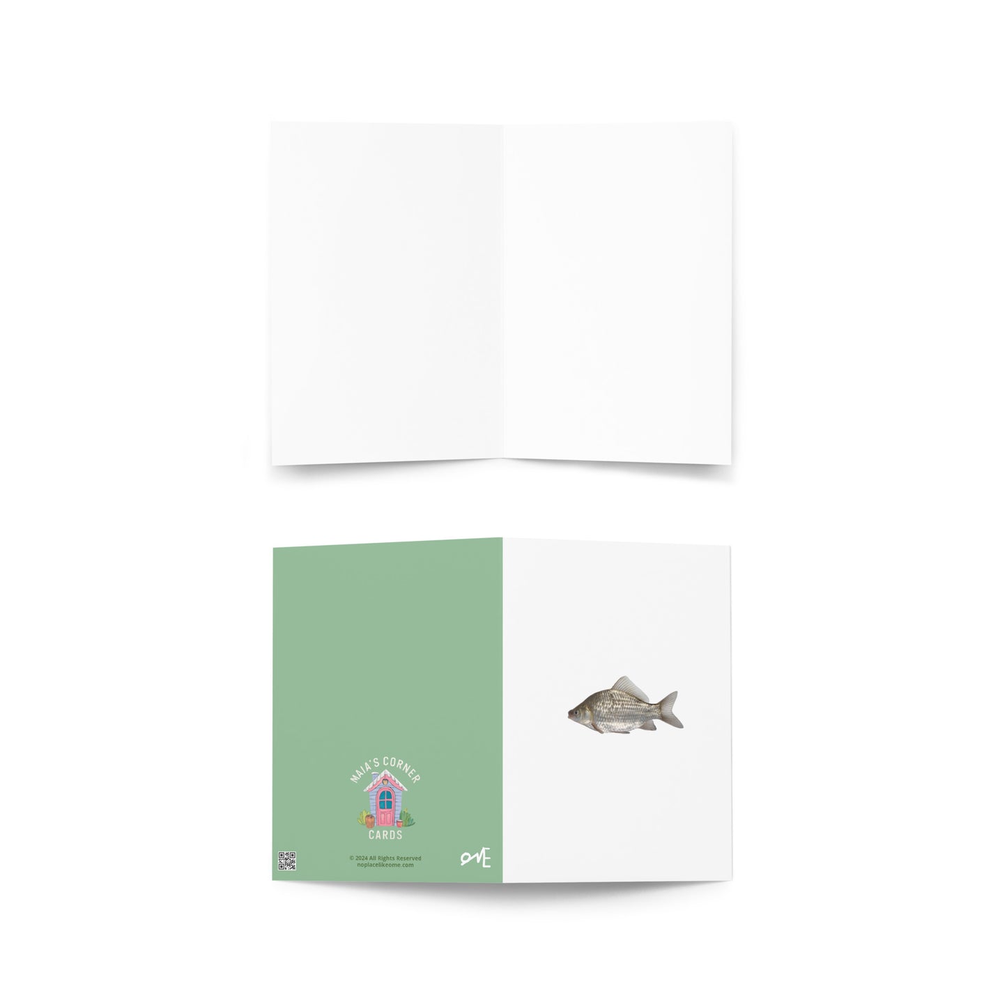 The Durable Startling Fishy Greeting Card (No Message Inside)