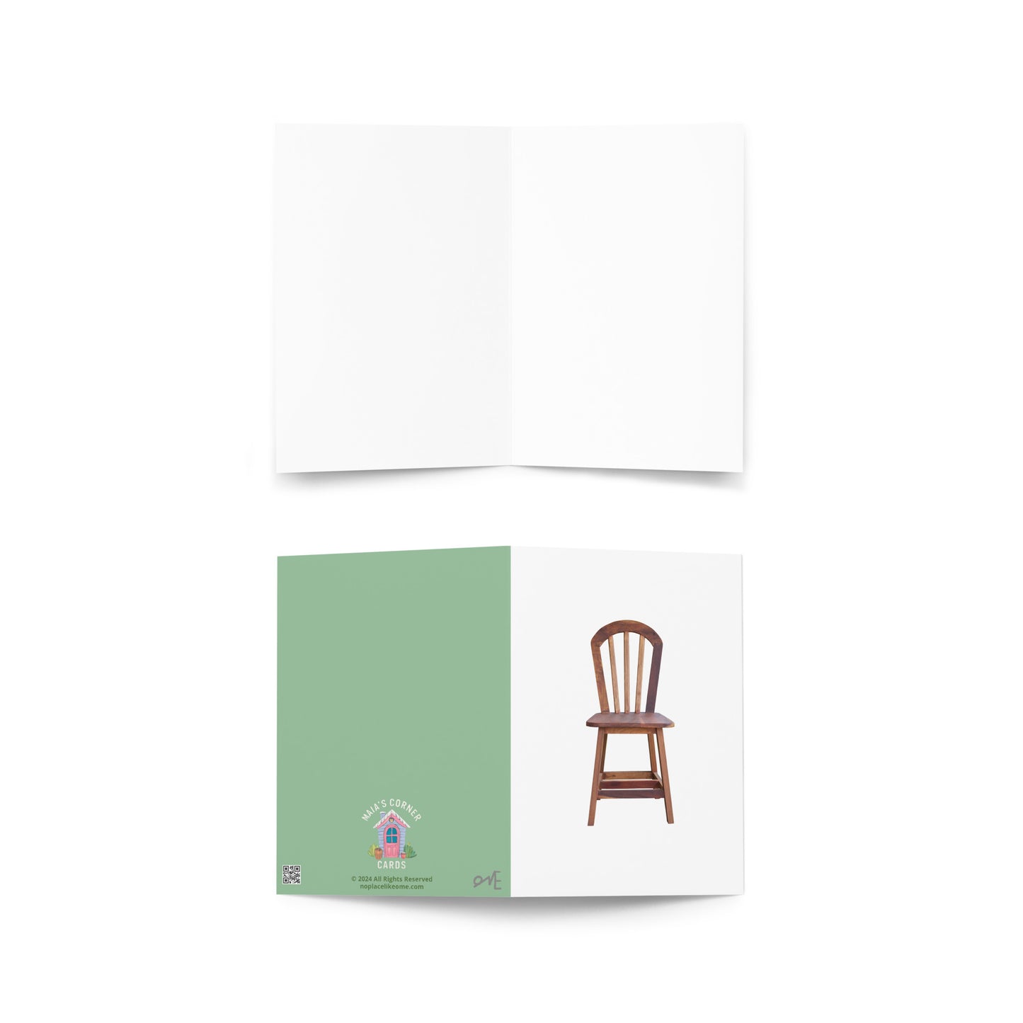 The Durable, Empowering Supercharged Timber Throne Greeting Card