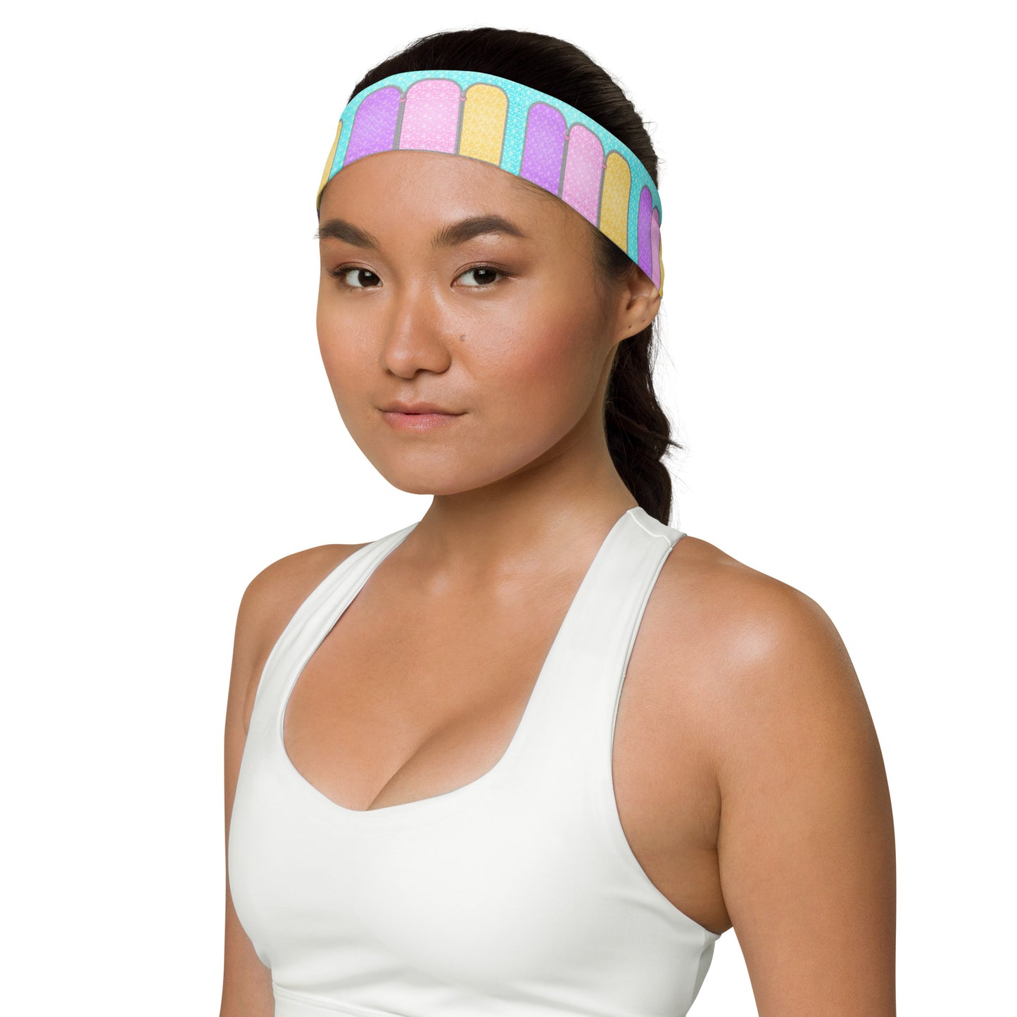 Moisture-Wicking Pastel Delight Headband