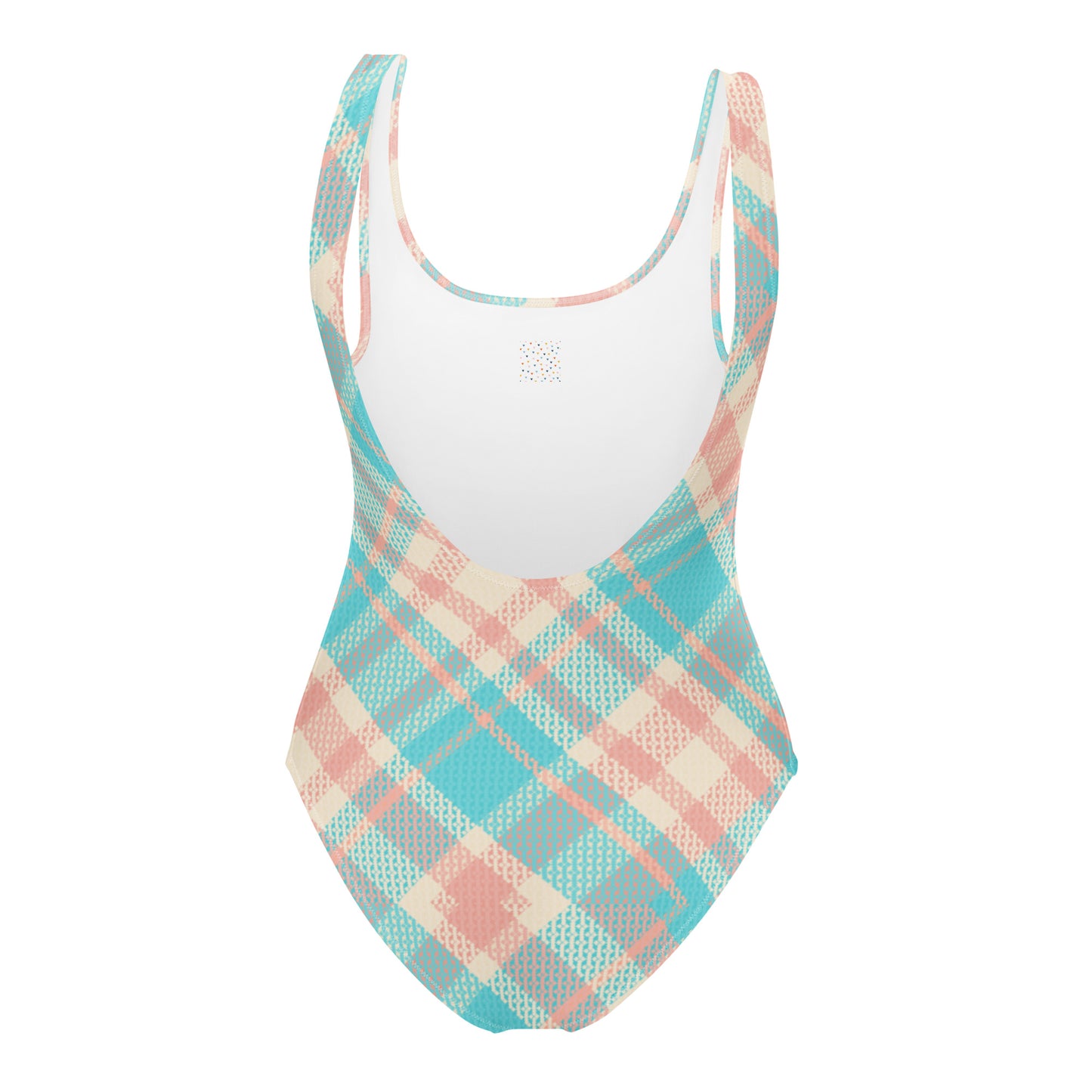 Pastel Plaid one-piece swimsuit