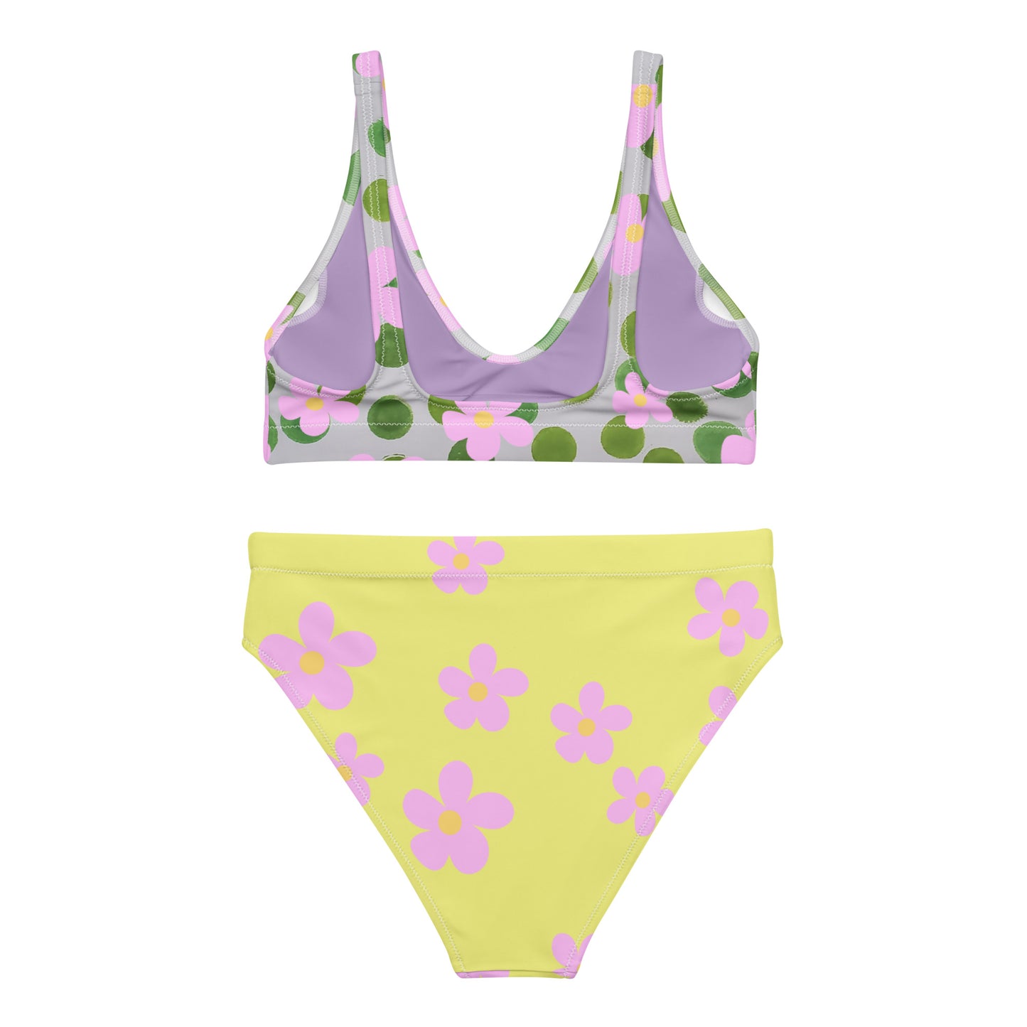 Move-over-Betsey High-Waisted Eco Sports Bikini Set