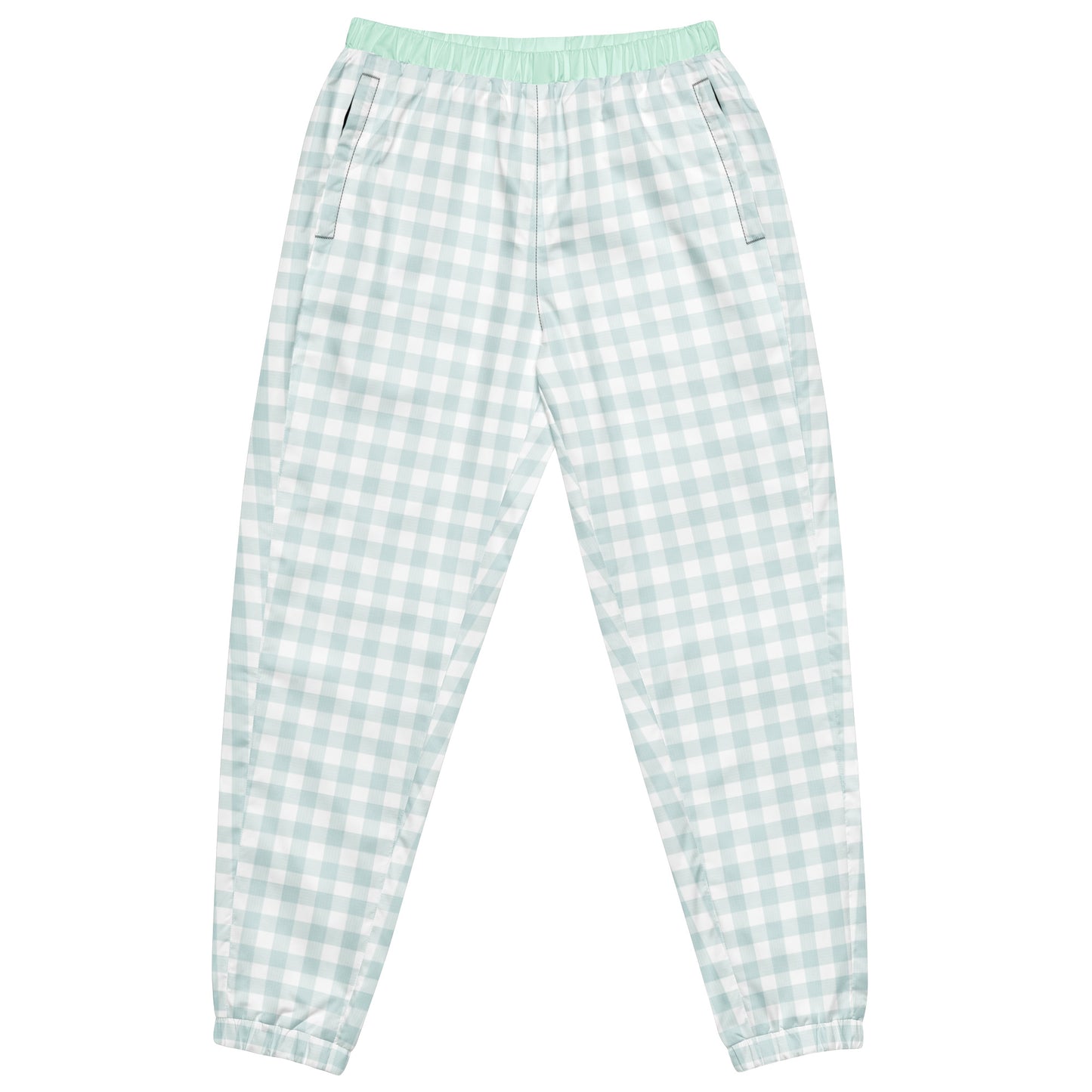 The Joyful Water-Resistant Azure Gingham Trousers