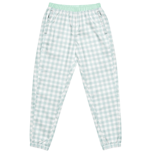 Blue Gingham Unisex Pants