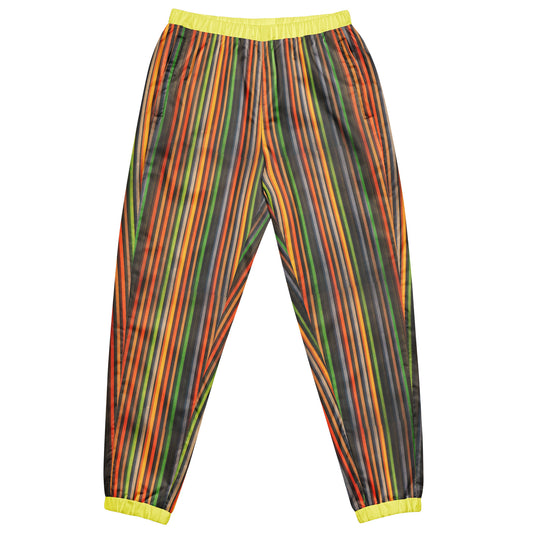 Brownish Striped Unisex Pants