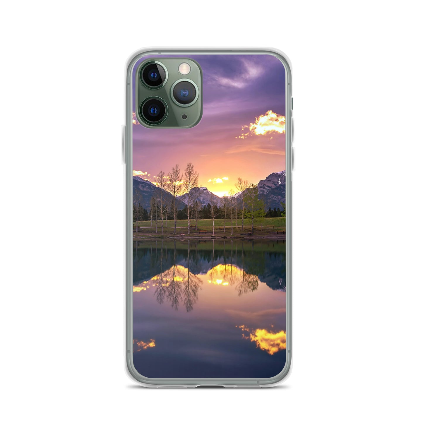 The Invigorating Purple Mountain Sunrise Clear Case for iPhone®