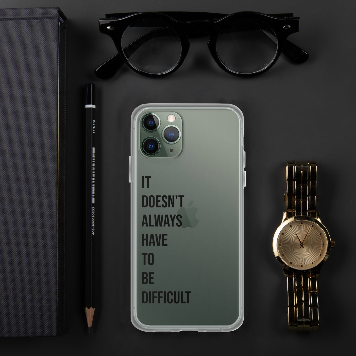 The Lifechanging "It Doesn't Always Have To Be Difficult" Clear Case for iPhone®