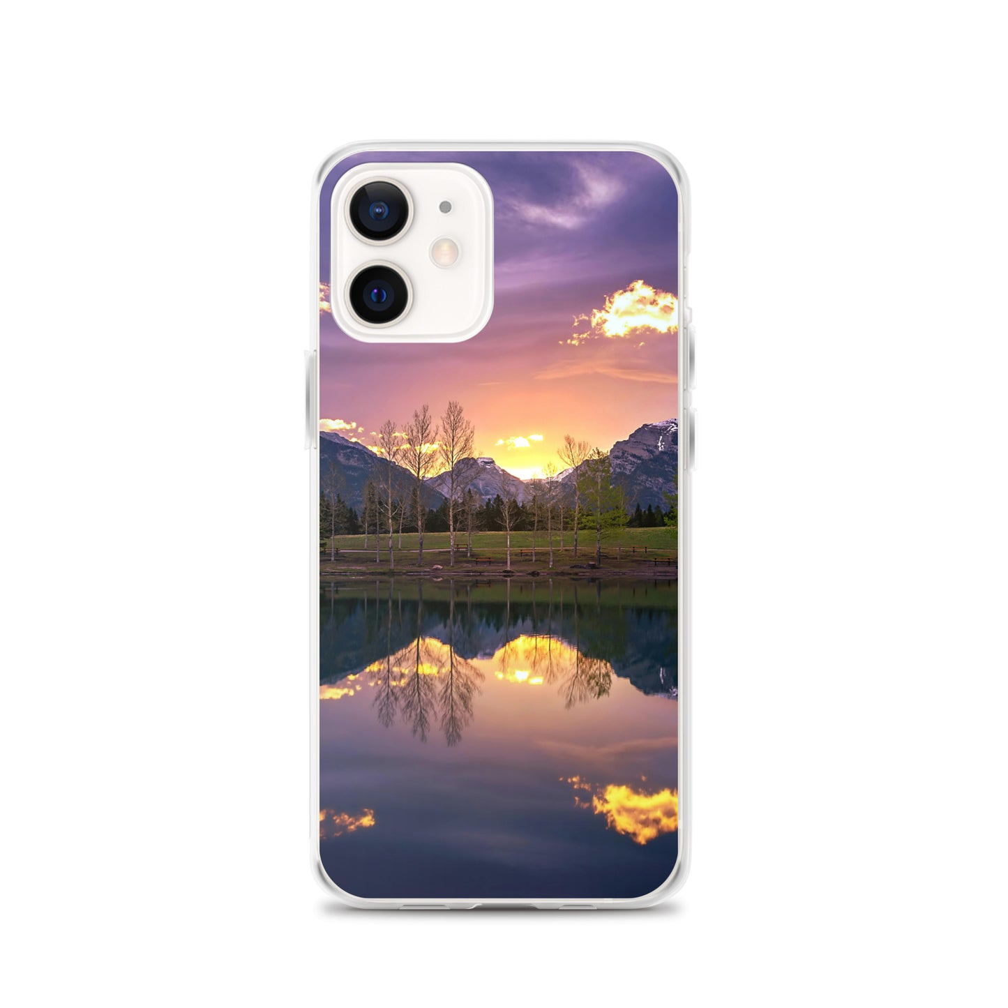 The Invigorating Purple Mountain Sunrise Clear Case for iPhone®