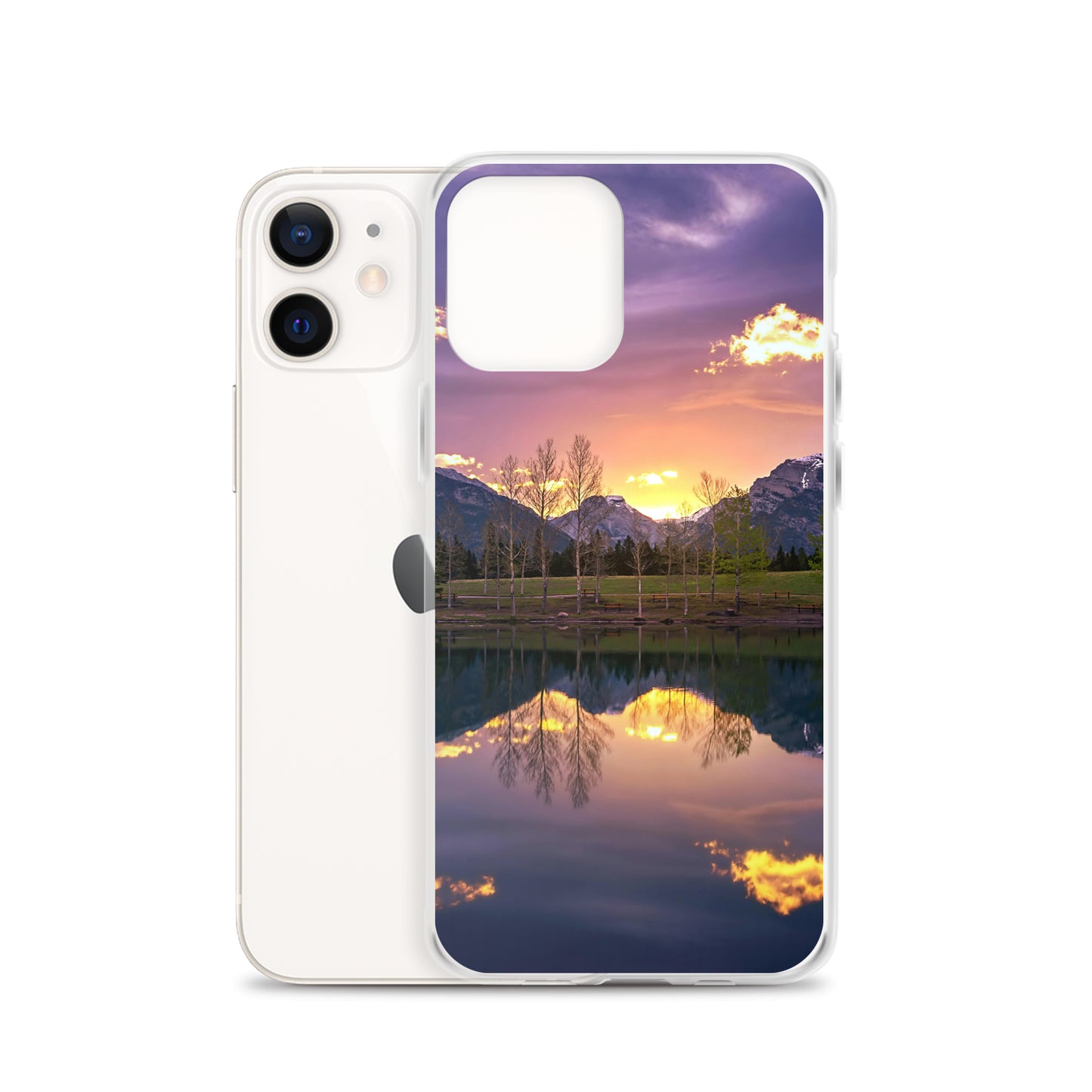 The Invigorating Purple Mountain Sunrise Clear Case for iPhone®