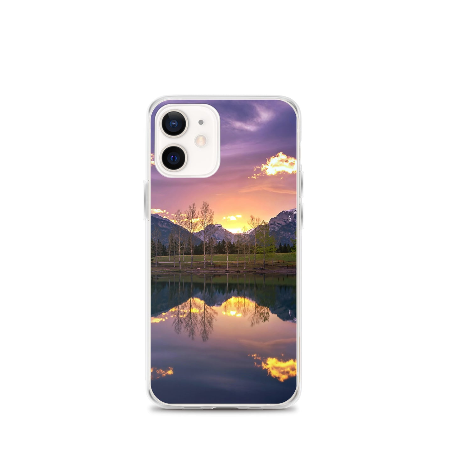 The Invigorating Purple Mountain Sunrise Clear Case for iPhone®