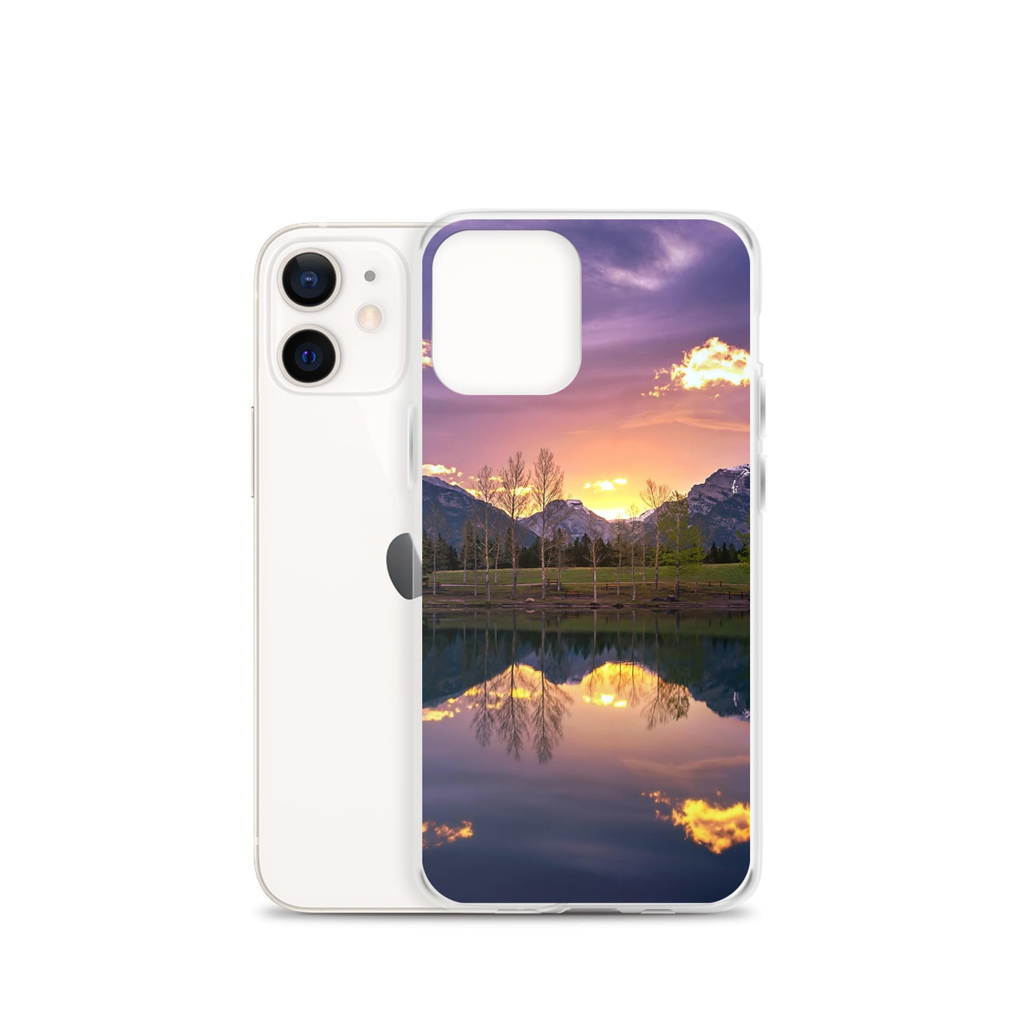 The Invigorating Purple Mountain Sunrise Clear Case for iPhone®