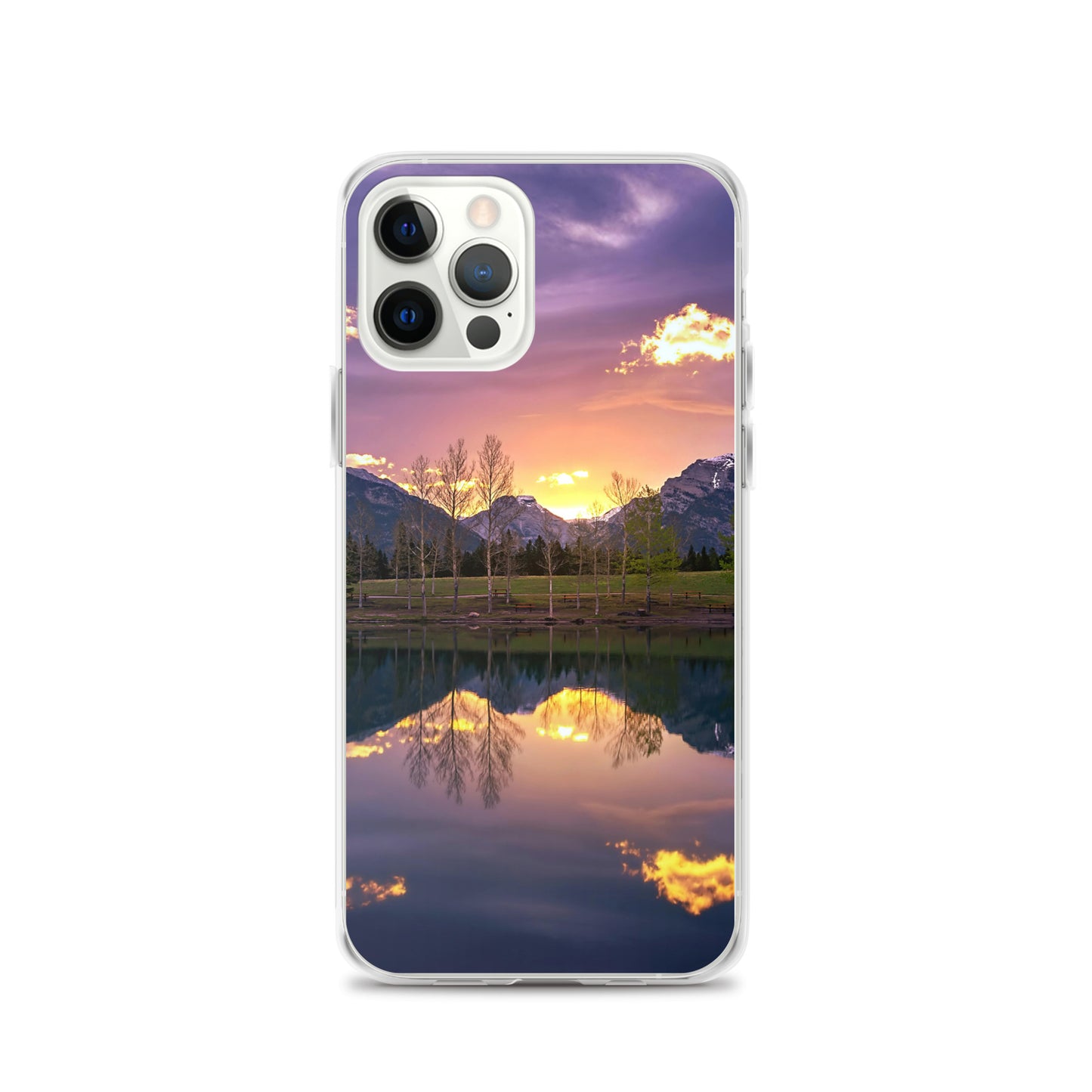 The Invigorating Purple Mountain Sunrise Clear Case for iPhone®