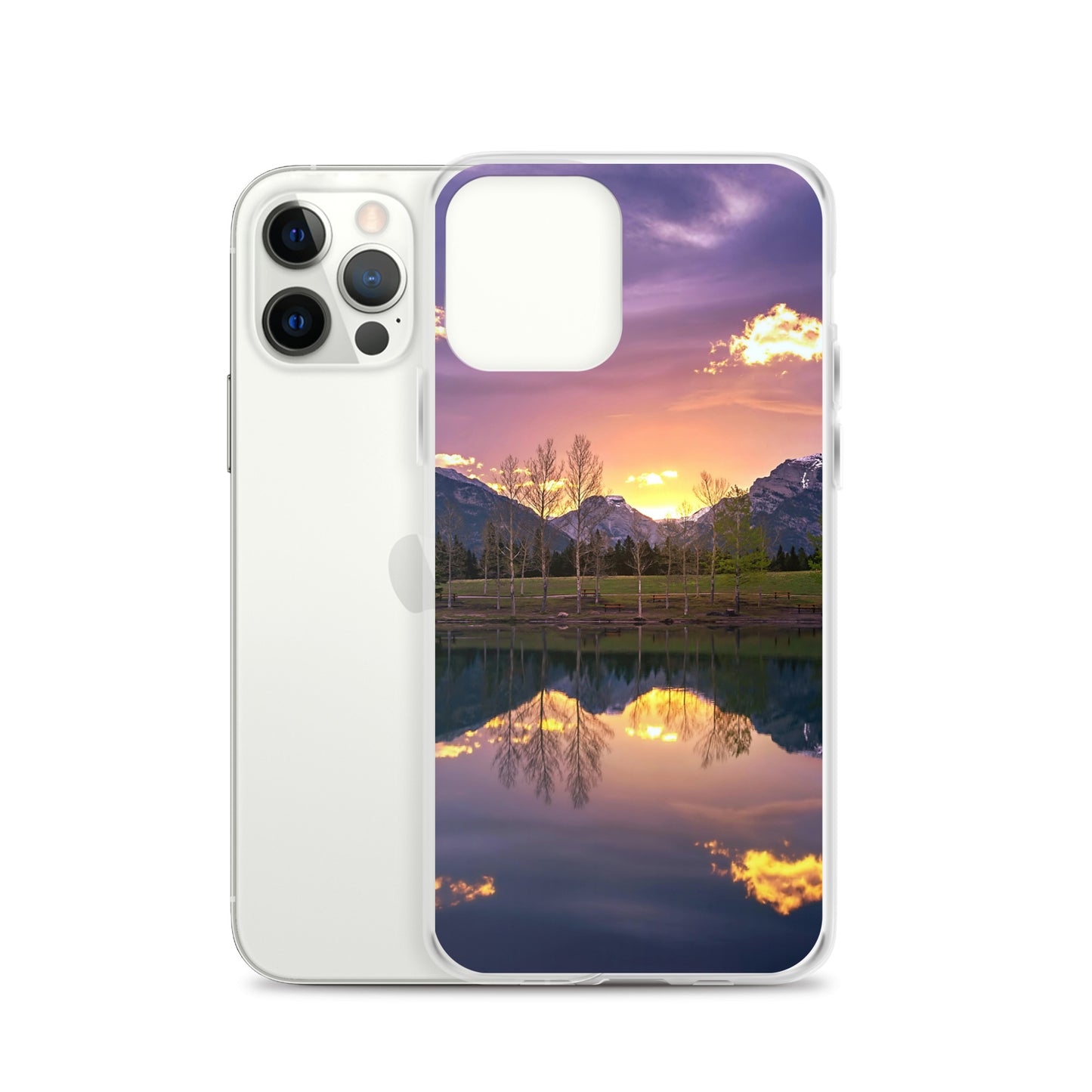 The Invigorating Purple Mountain Sunrise Clear Case for iPhone®