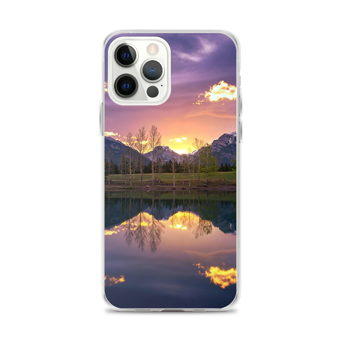 The Invigorating Purple Mountain Sunrise Clear Case for iPhone®