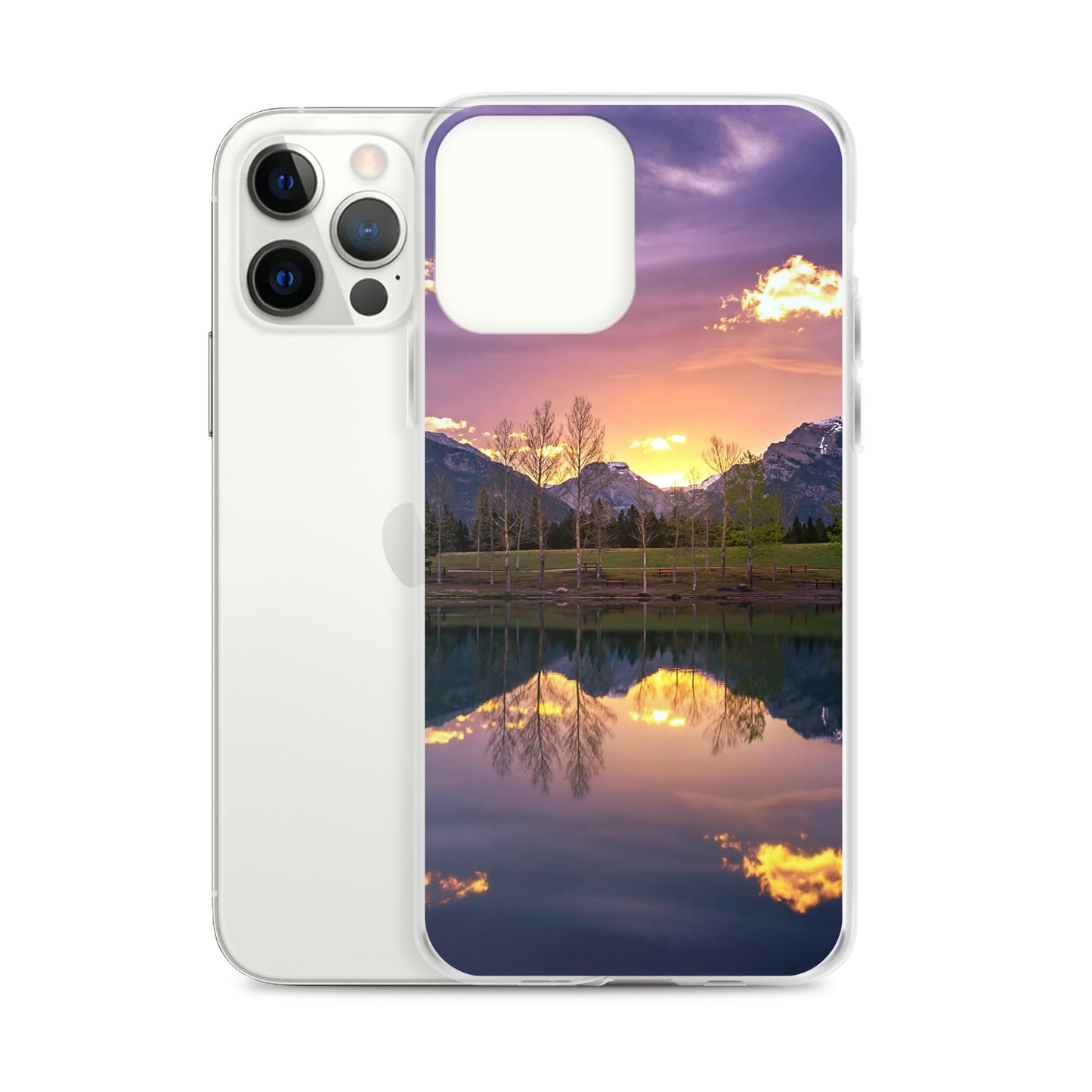 The Invigorating Purple Mountain Sunrise Clear Case for iPhone®