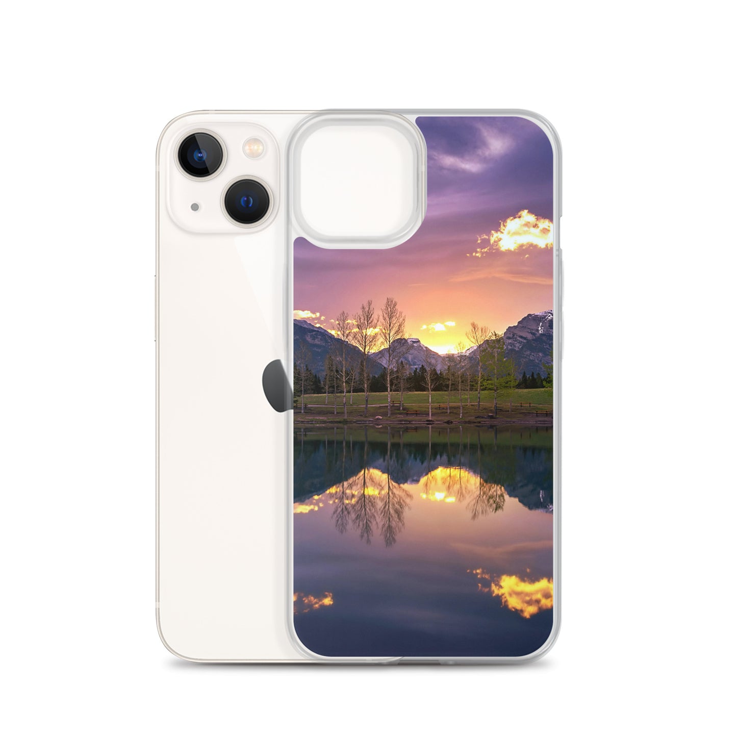 The Invigorating Purple Mountain Sunrise Clear Case for iPhone®