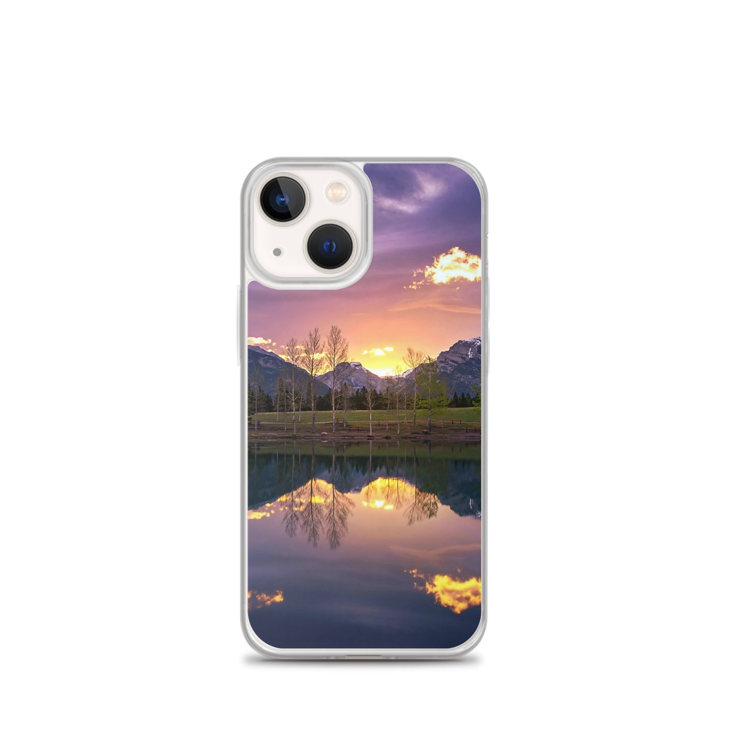 The Invigorating Purple Mountain Sunrise Clear Case for iPhone®