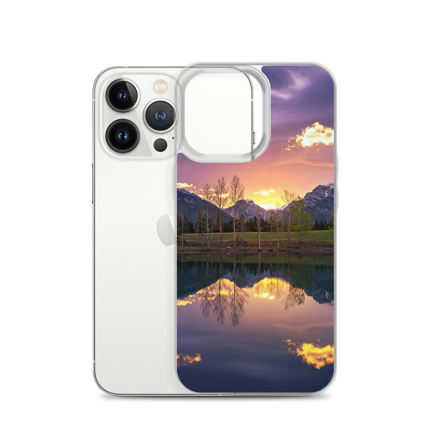 The Invigorating Purple Mountain Sunrise Clear Case for iPhone®