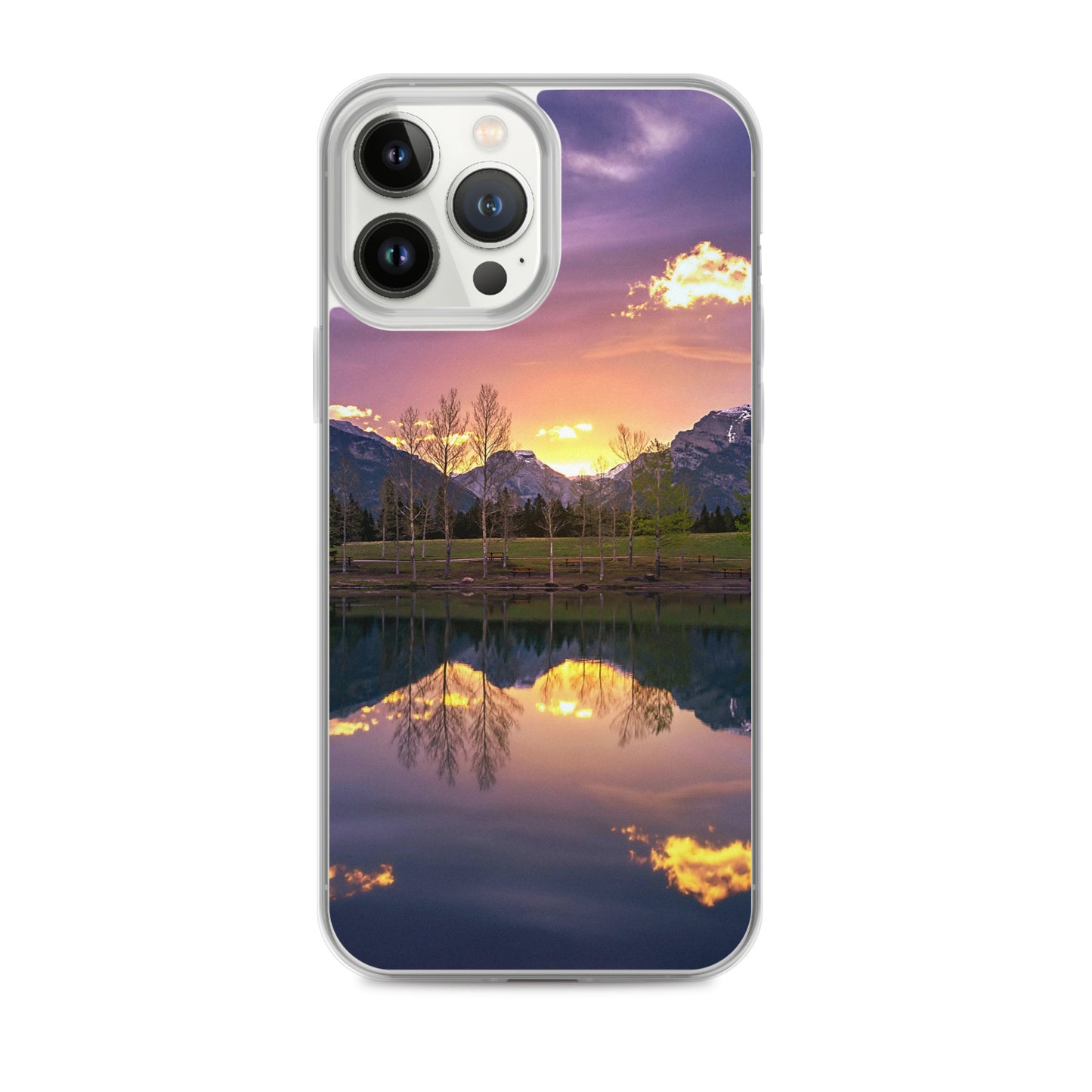 The Invigorating Purple Mountain Sunrise Clear Case for iPhone®