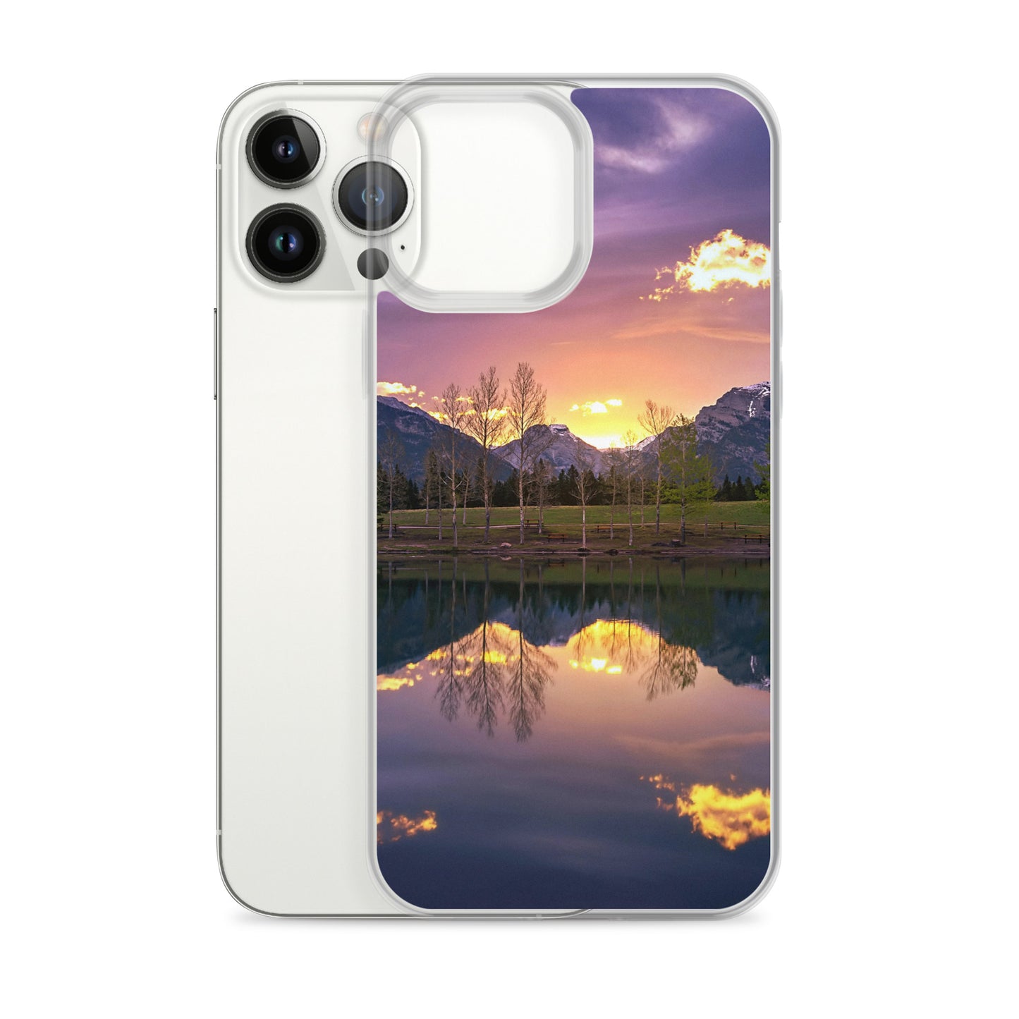 The Invigorating Purple Mountain Sunrise Clear Case for iPhone®