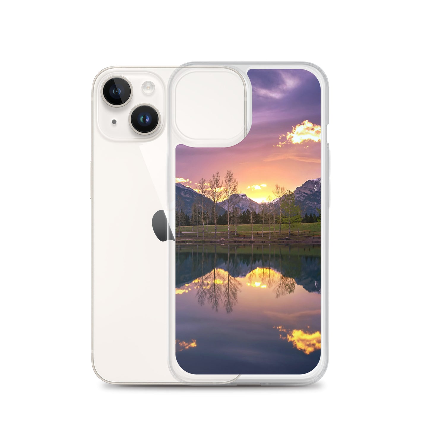 The Invigorating Purple Mountain Sunrise Clear Case for iPhone®