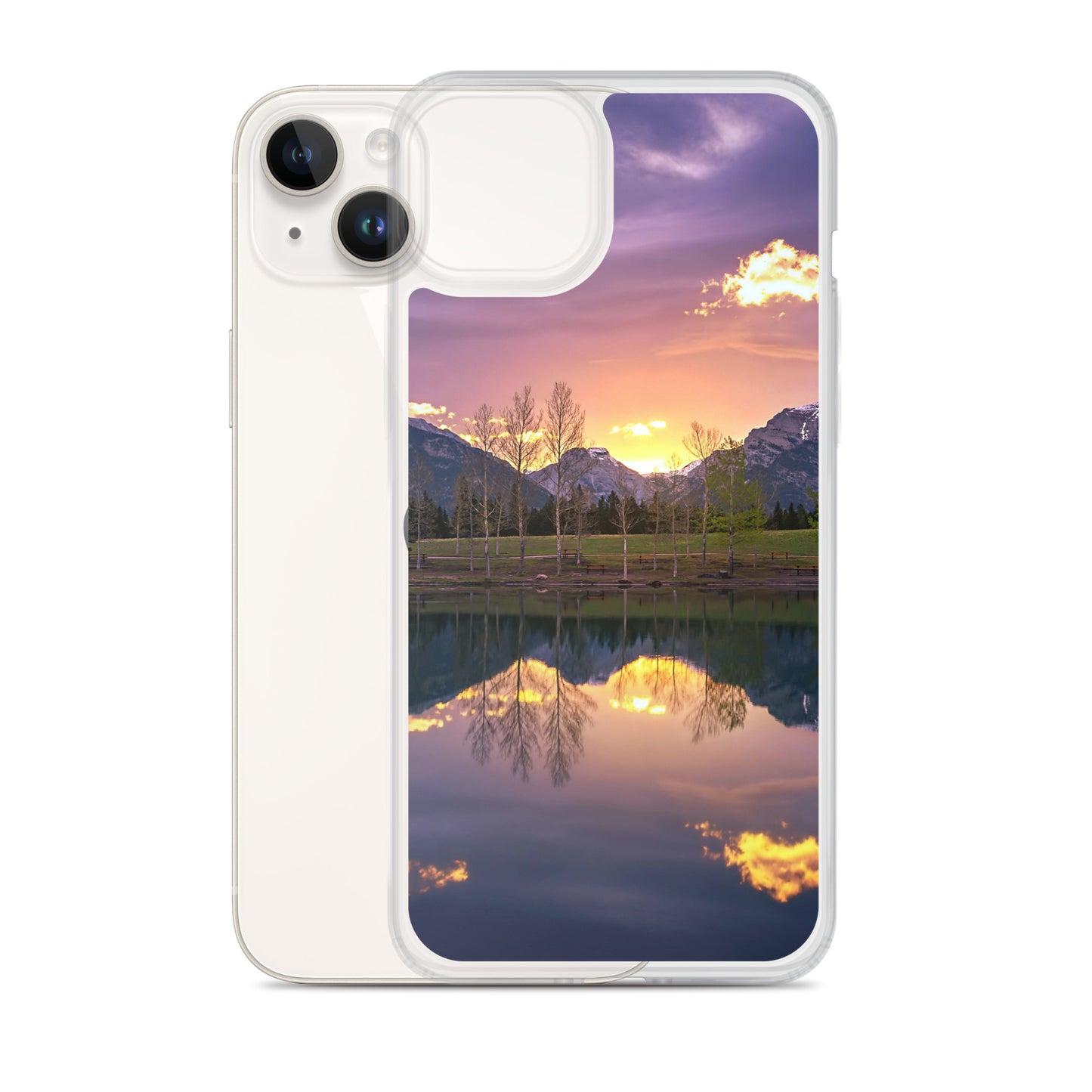 The Invigorating Purple Mountain Sunrise Clear Case for iPhone®