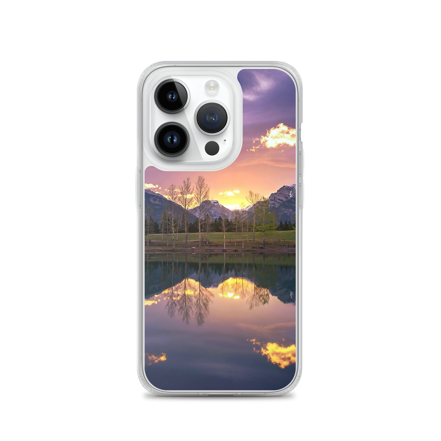 The Invigorating Purple Mountain Sunrise Clear Case for iPhone®