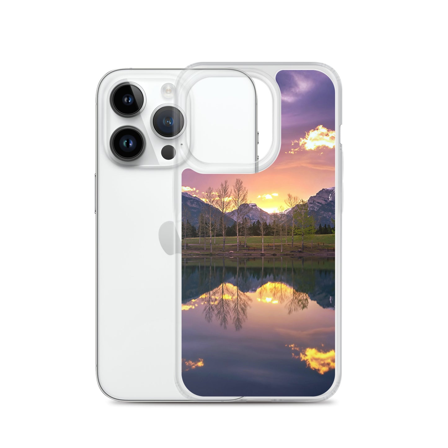 The Invigorating Purple Mountain Sunrise Clear Case for iPhone®