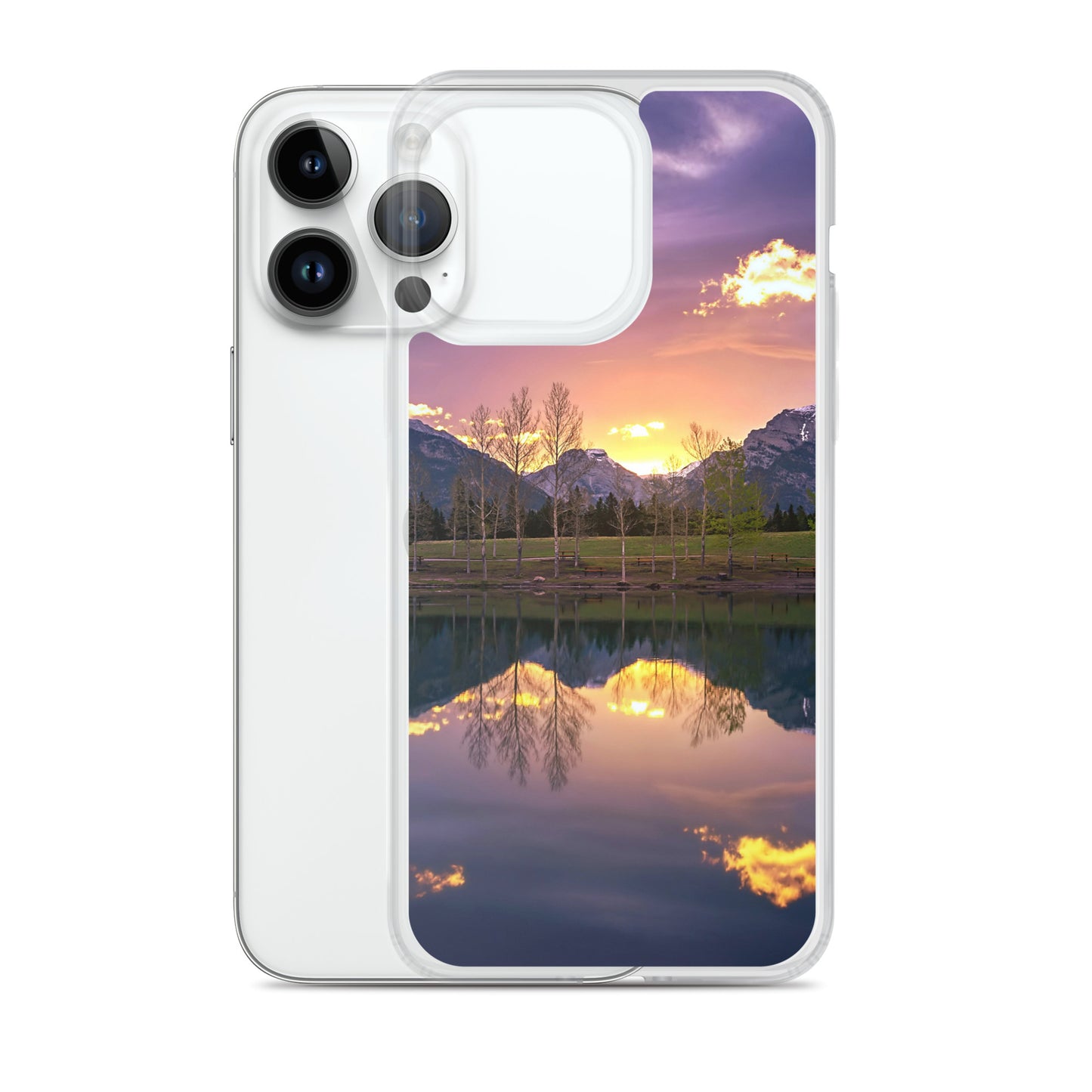 The Invigorating Purple Mountain Sunrise Clear Case for iPhone®