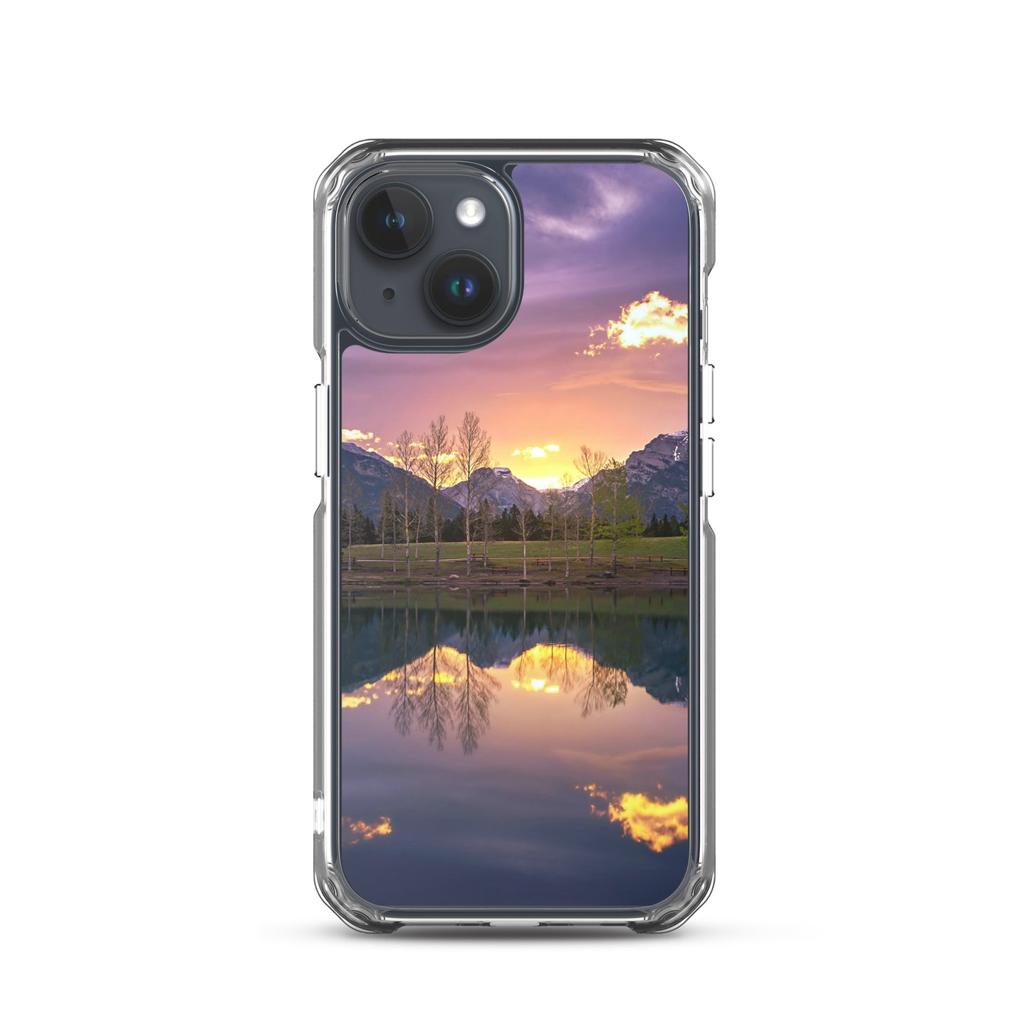 The Invigorating Purple Mountain Sunrise Clear Case for iPhone®