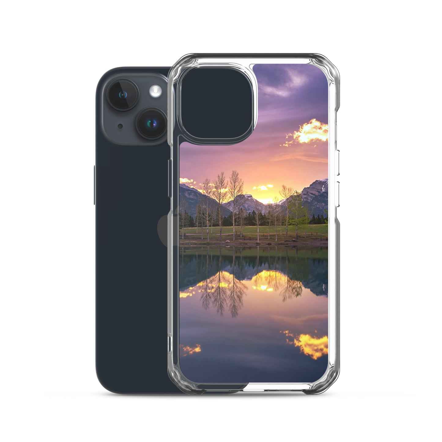 The Invigorating Purple Mountain Sunrise Clear Case for iPhone®