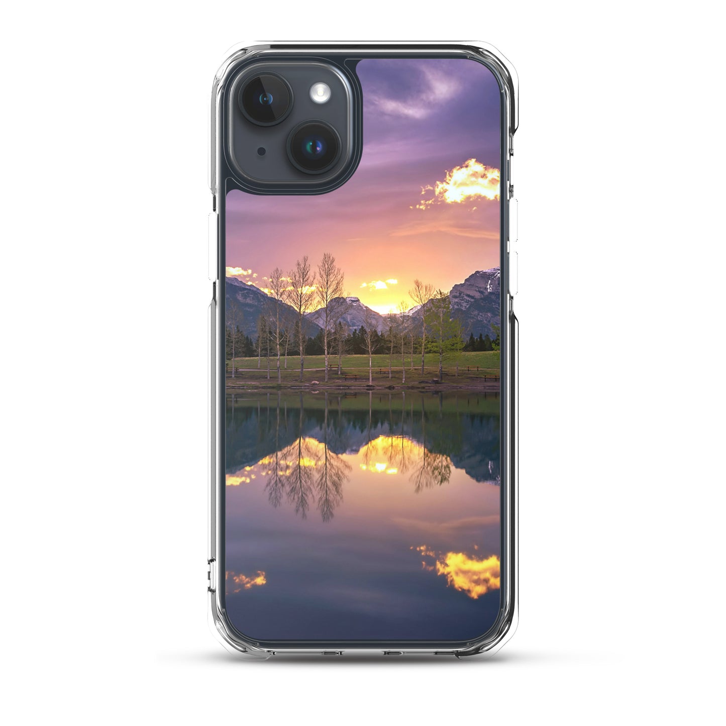 The Invigorating Purple Mountain Sunrise Clear Case for iPhone®