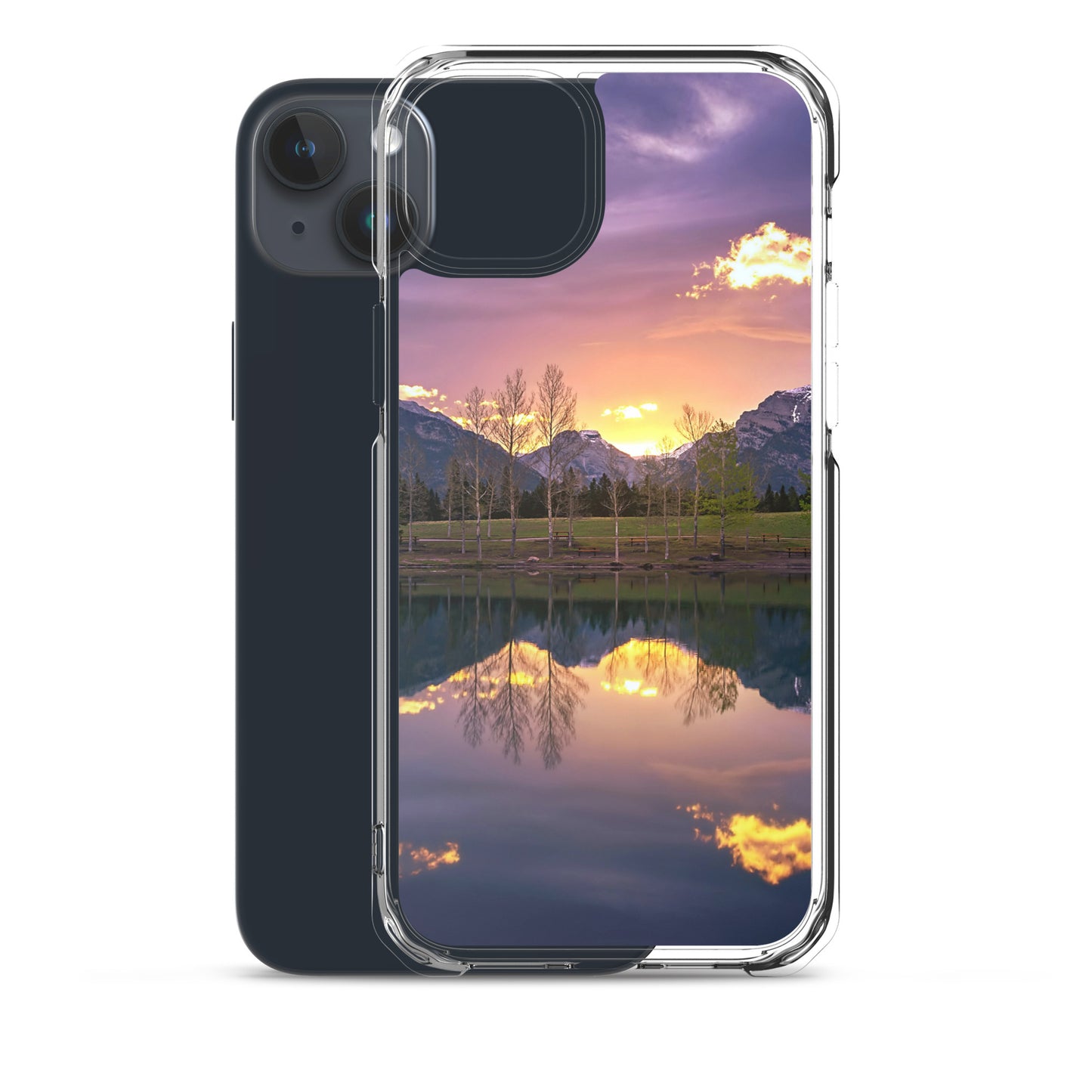 The Invigorating Purple Mountain Sunrise Clear Case for iPhone®