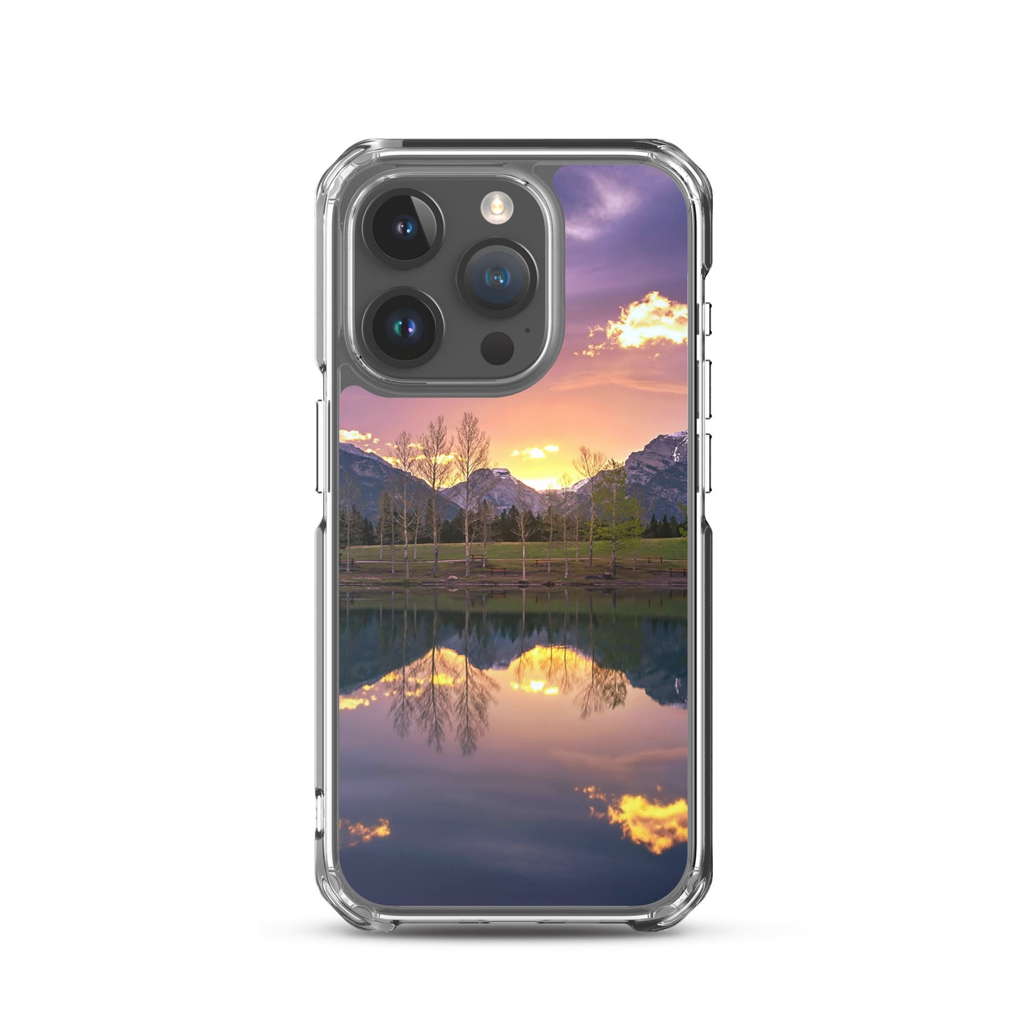 The Invigorating Purple Mountain Sunrise Clear Case for iPhone®