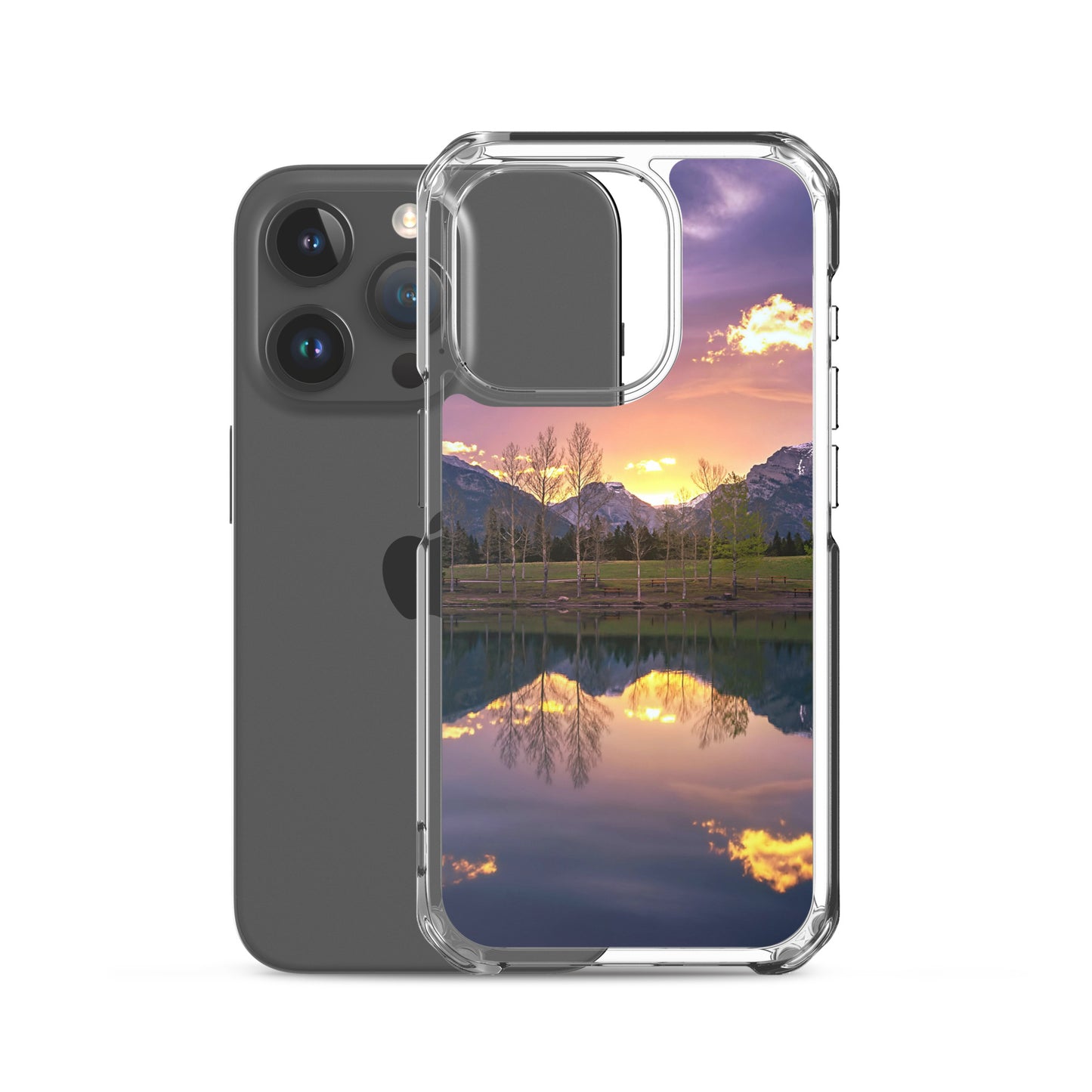 The Invigorating Purple Mountain Sunrise Clear Case for iPhone®