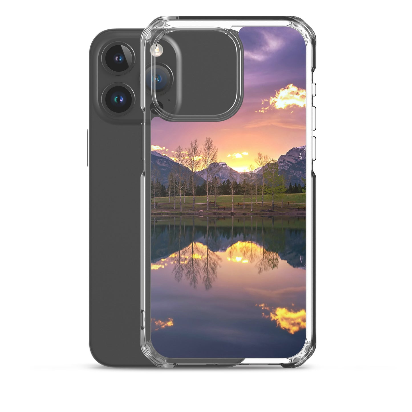 The Invigorating Purple Mountain Sunrise Clear Case for iPhone®