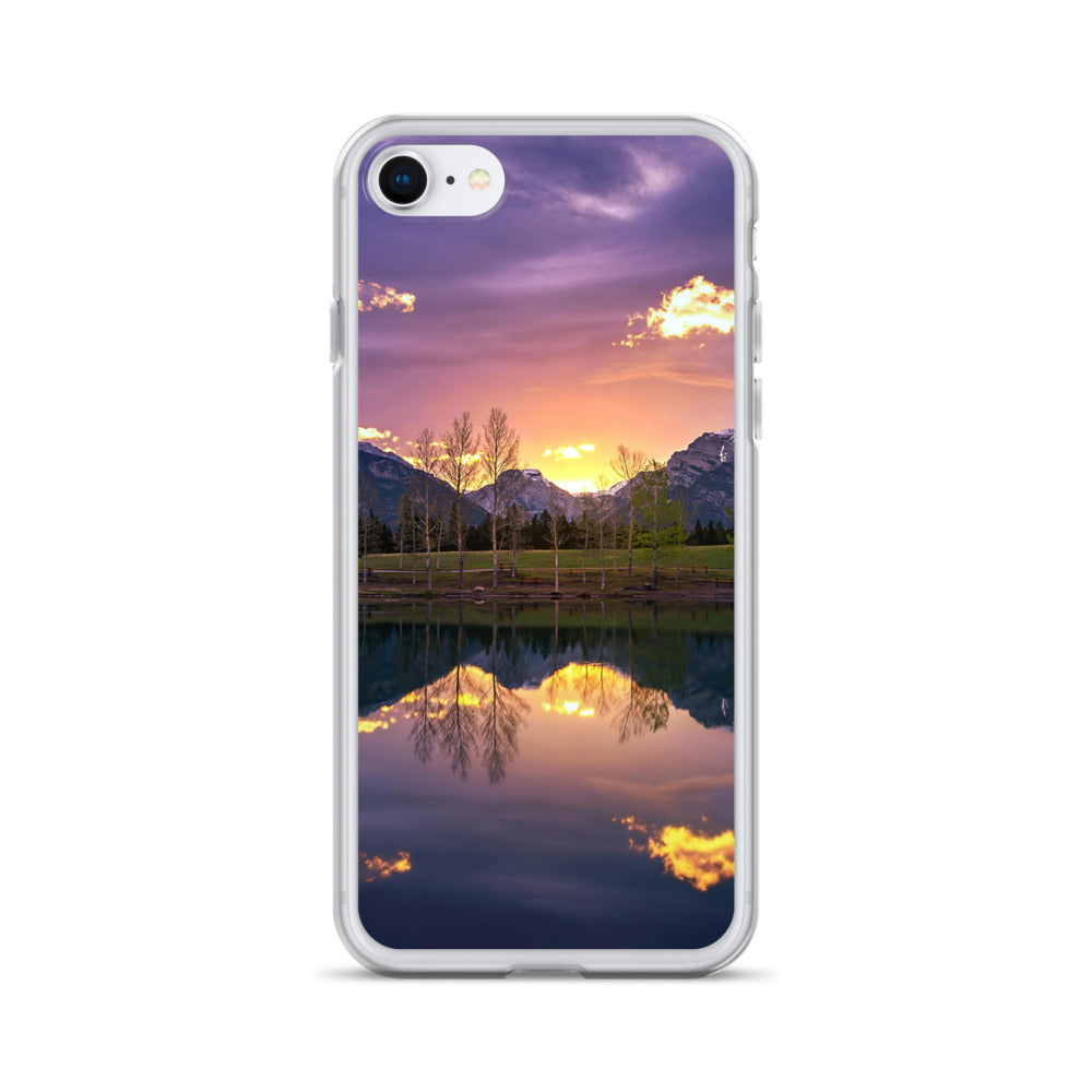 The Invigorating Purple Mountain Sunrise Clear Case for iPhone®