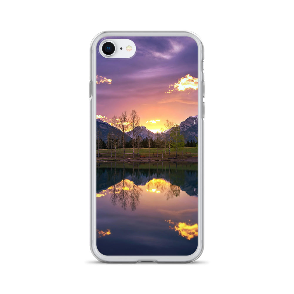 The Invigorating Purple Mountain Sunrise Clear Case for iPhone®