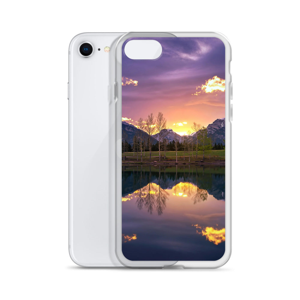 The Invigorating Purple Mountain Sunrise Clear Case for iPhone®