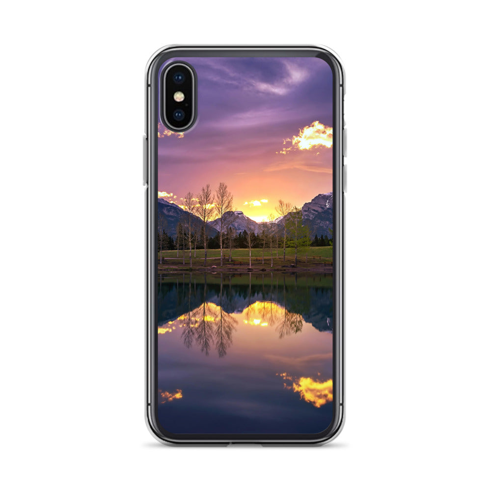 The Invigorating Purple Mountain Sunrise Clear Case for iPhone®