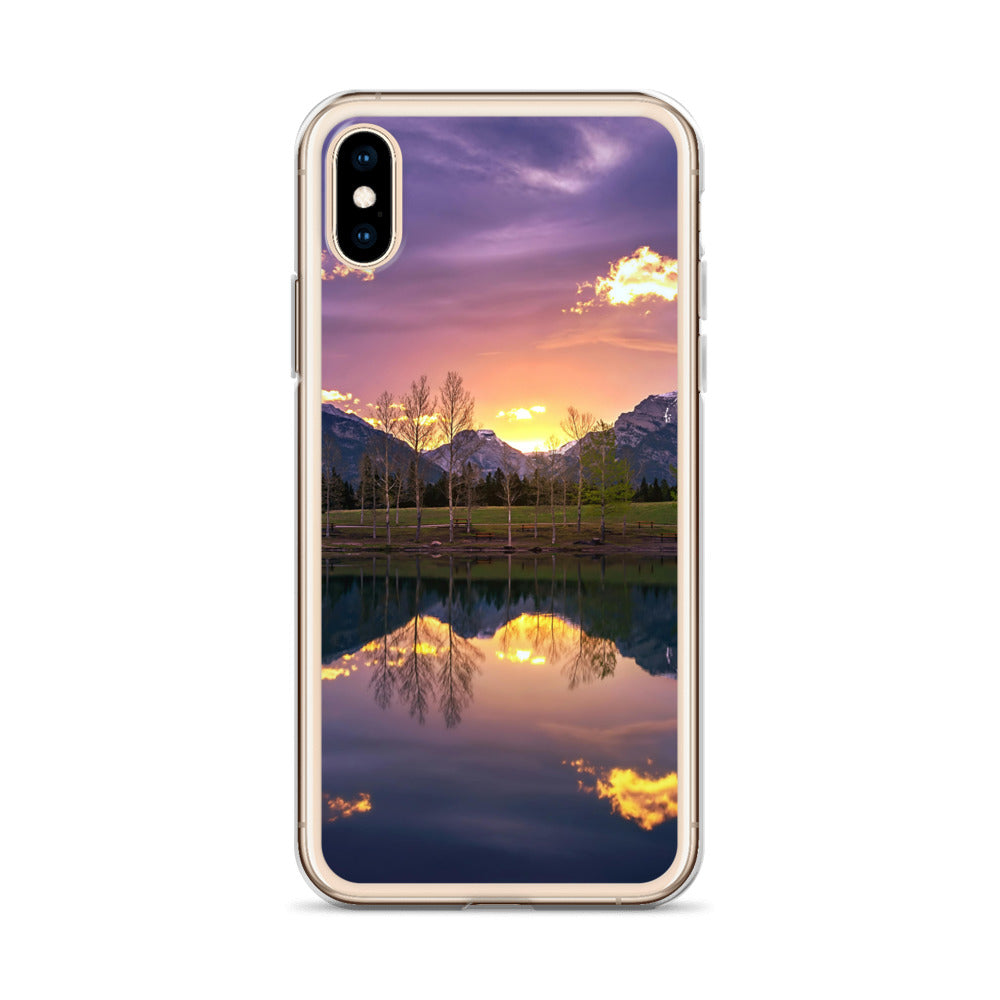 The Invigorating Purple Mountain Sunrise Clear Case for iPhone®