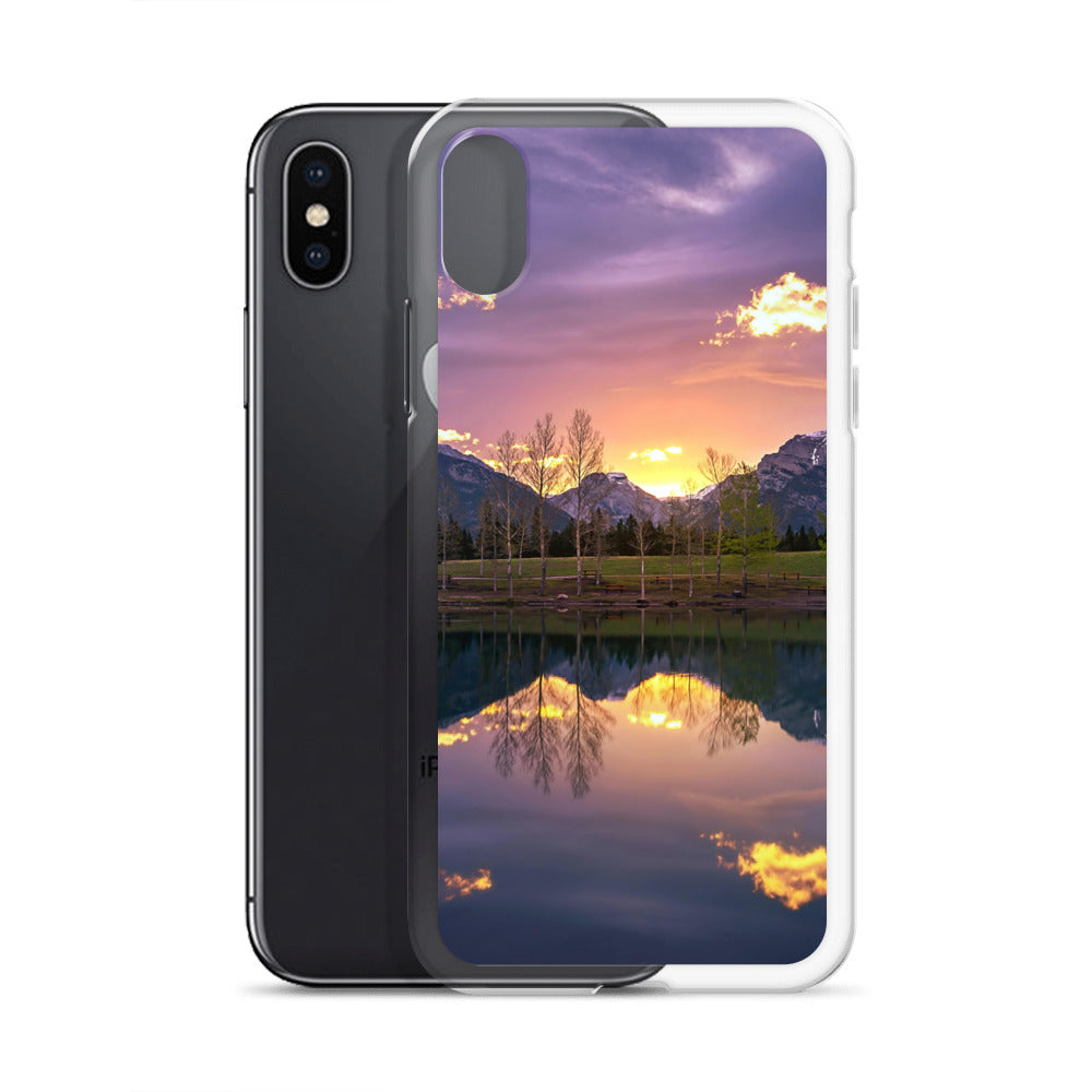 The Invigorating Purple Mountain Sunrise Clear Case for iPhone®