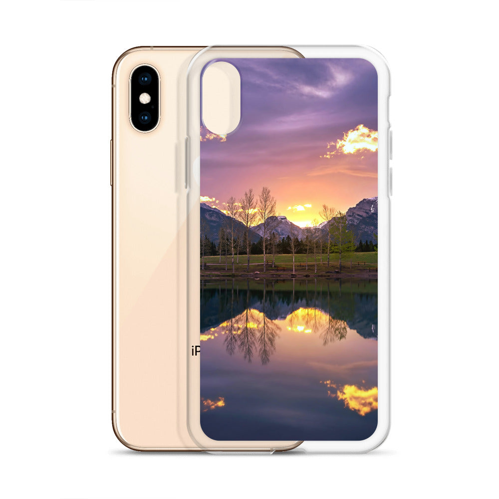 The Invigorating Purple Mountain Sunrise Clear Case for iPhone®