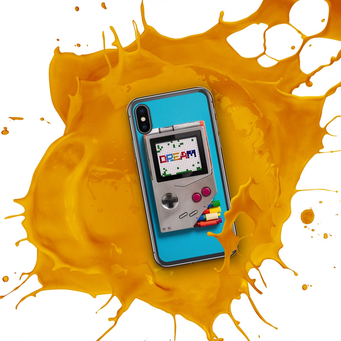 The Electrifying Crayon Video Game Case for iPhone®