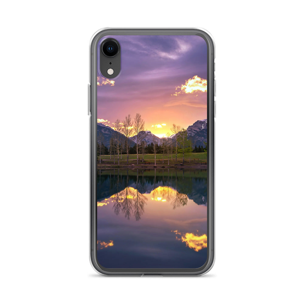 The Invigorating Purple Mountain Sunrise Clear Case for iPhone®